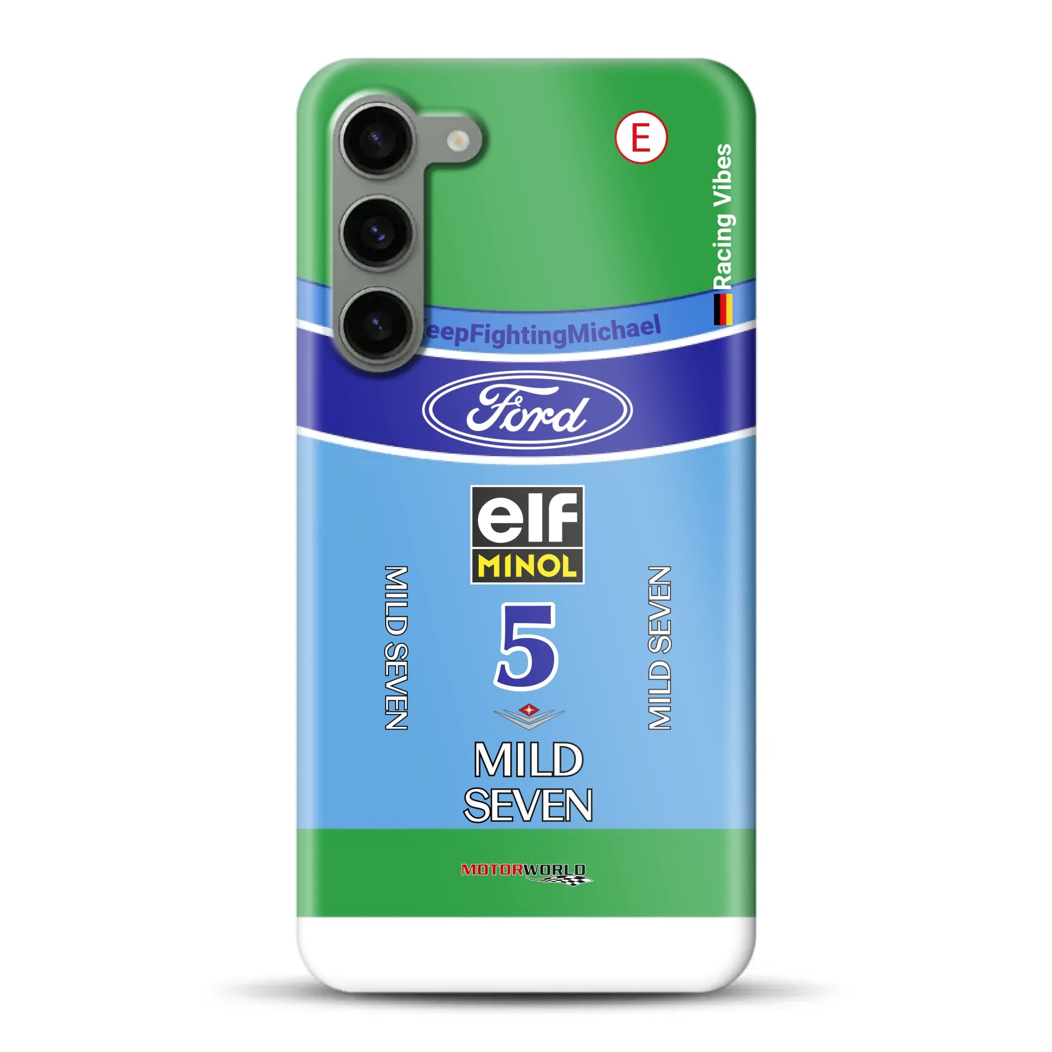 Benetton B194 F1 1994 Michael Schumacher Champion Livery - Individuelle Hardcase Hülle für Samsung