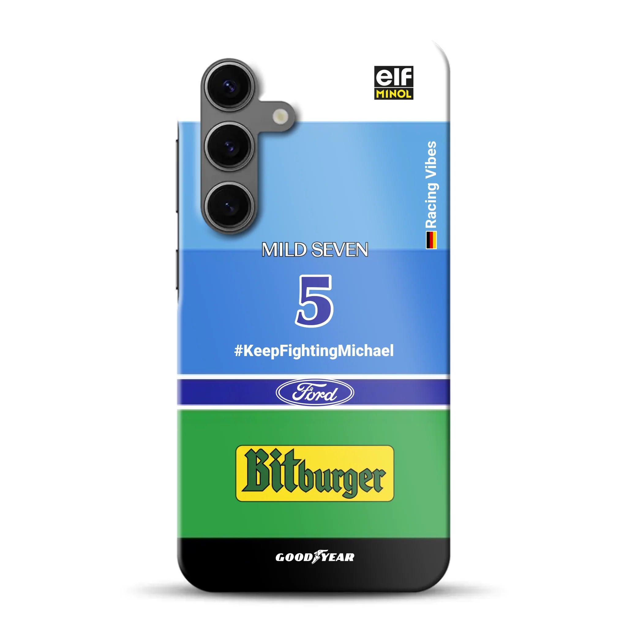 Benetton B194 F1 1994 Michael Schumacher Champion Livery - Individuelle Hardcase Hülle für Samsung