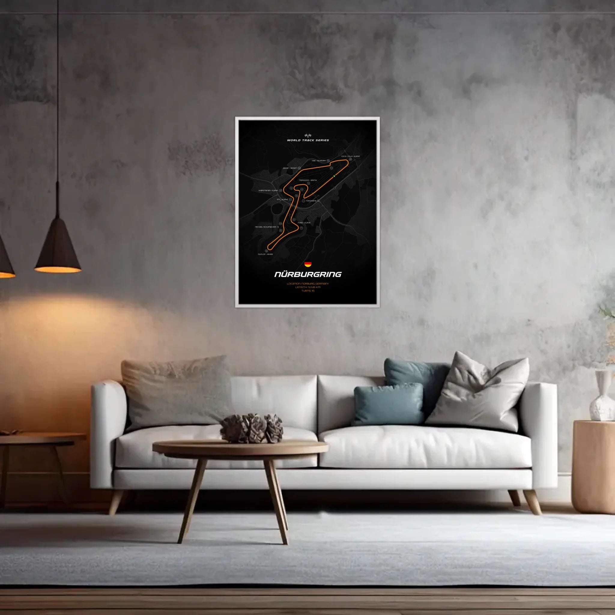 Nürburgring - Custom wall art
