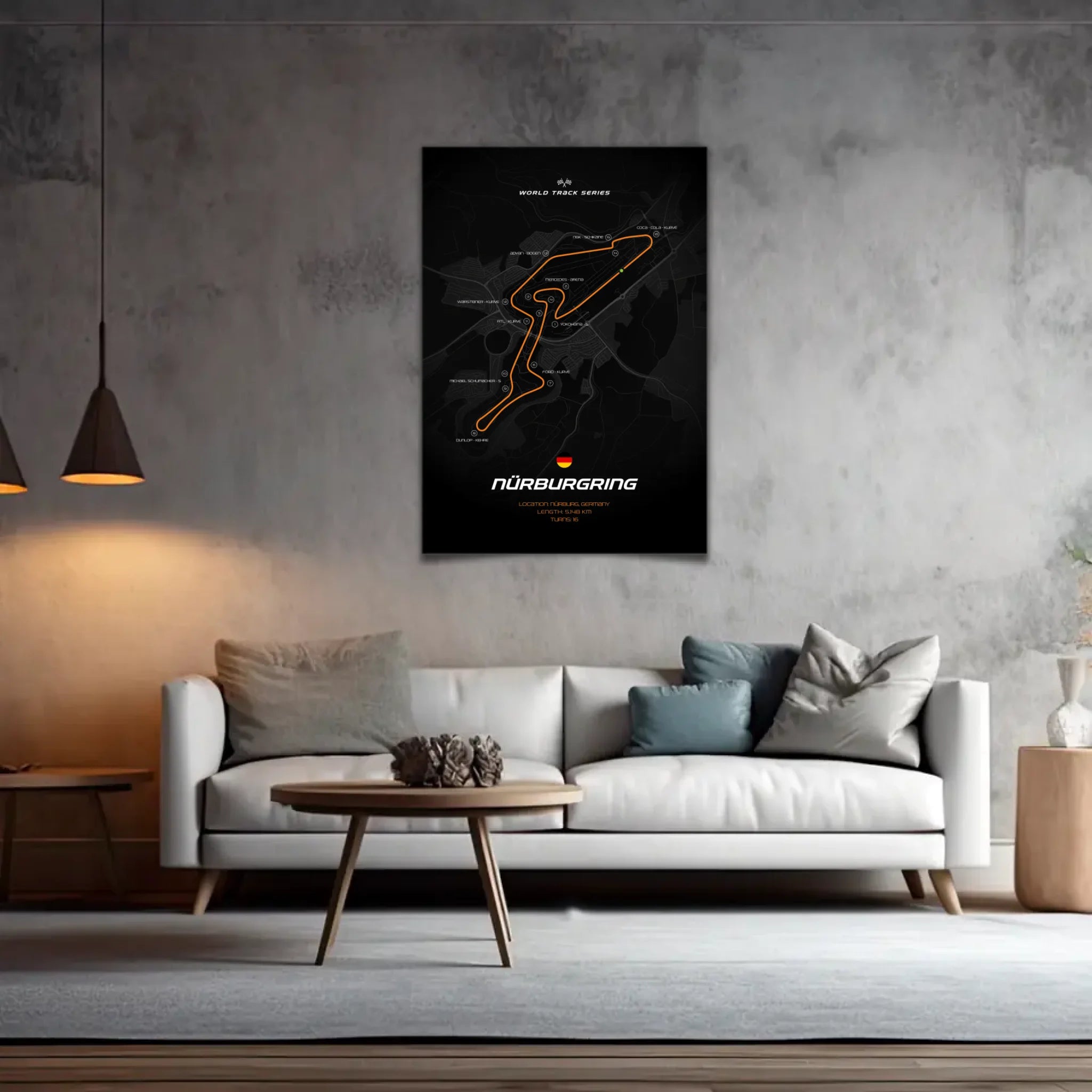 Nürburgring - Custom wall art