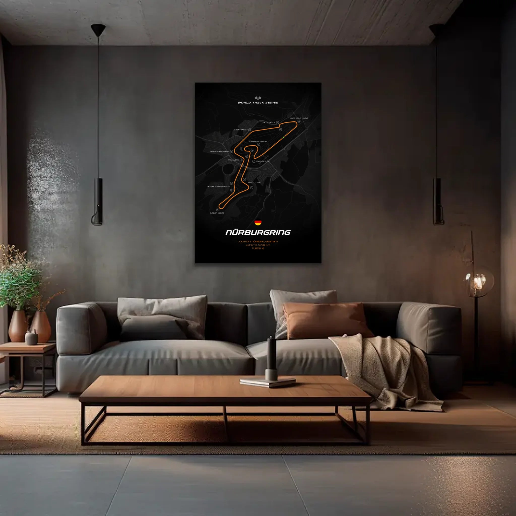 Nürburgring - Custom wall art