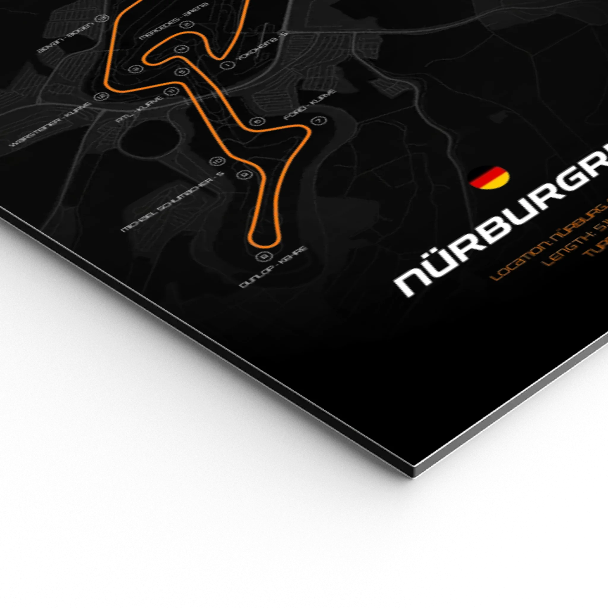 Nürburgring - Custom wall art