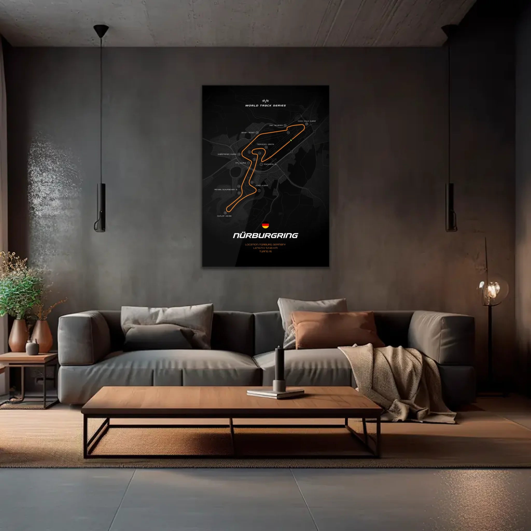 Nürburgring - Custom wall art