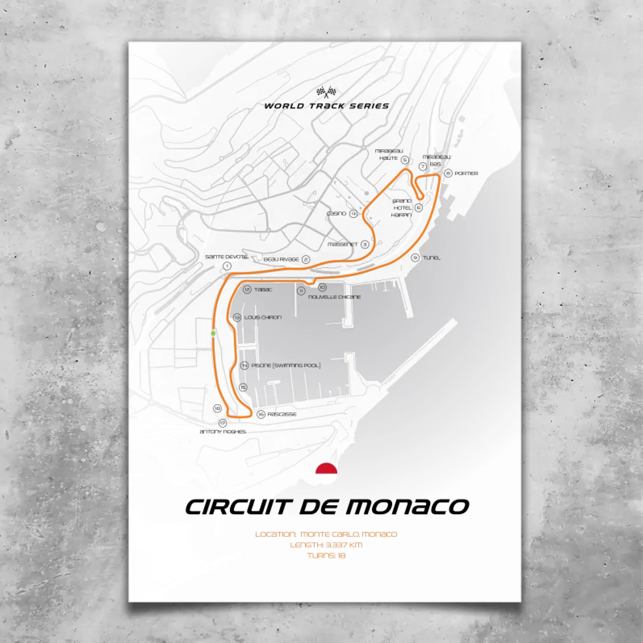 Monte Carlo - Custom wall art