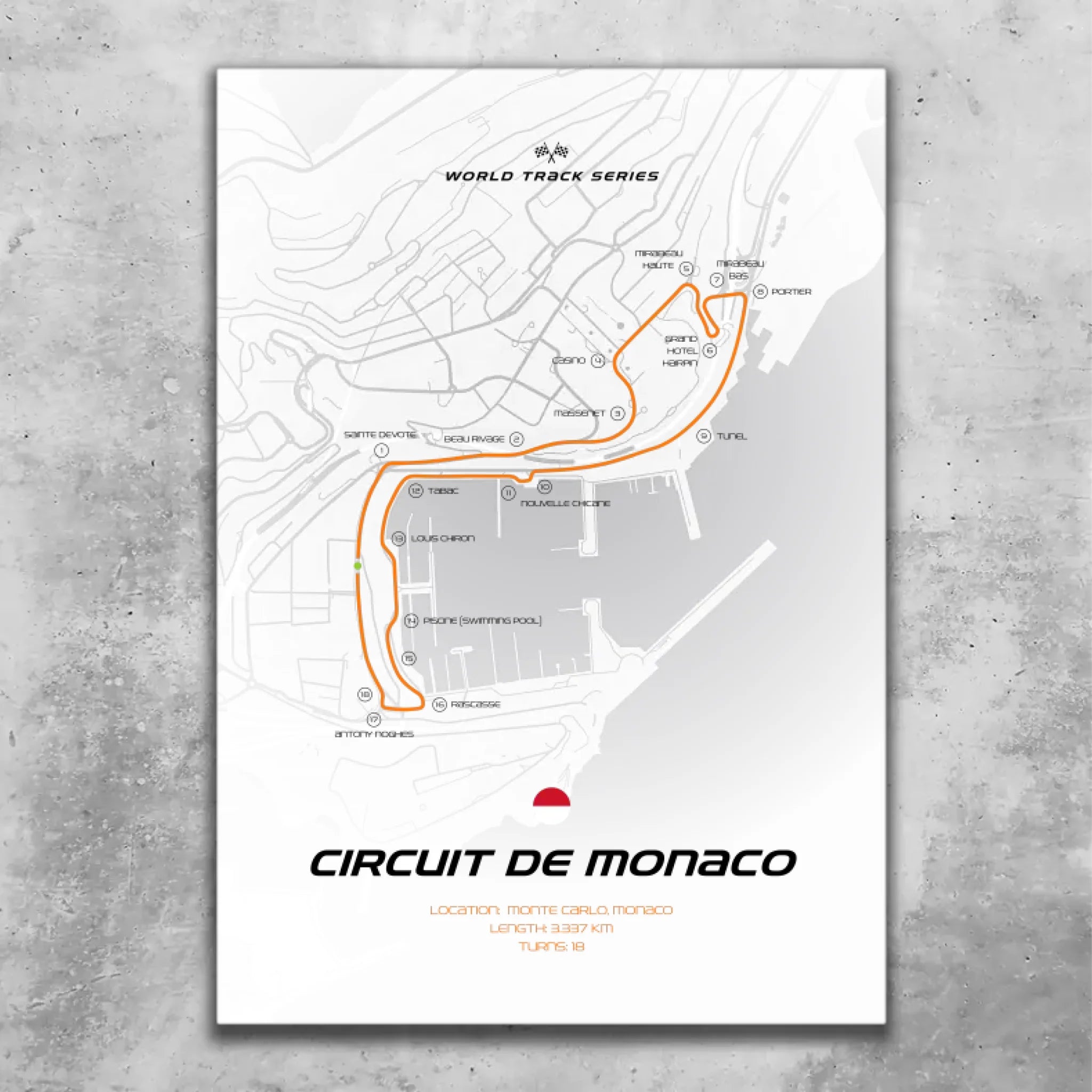 Monte Carlo - Custom wall art