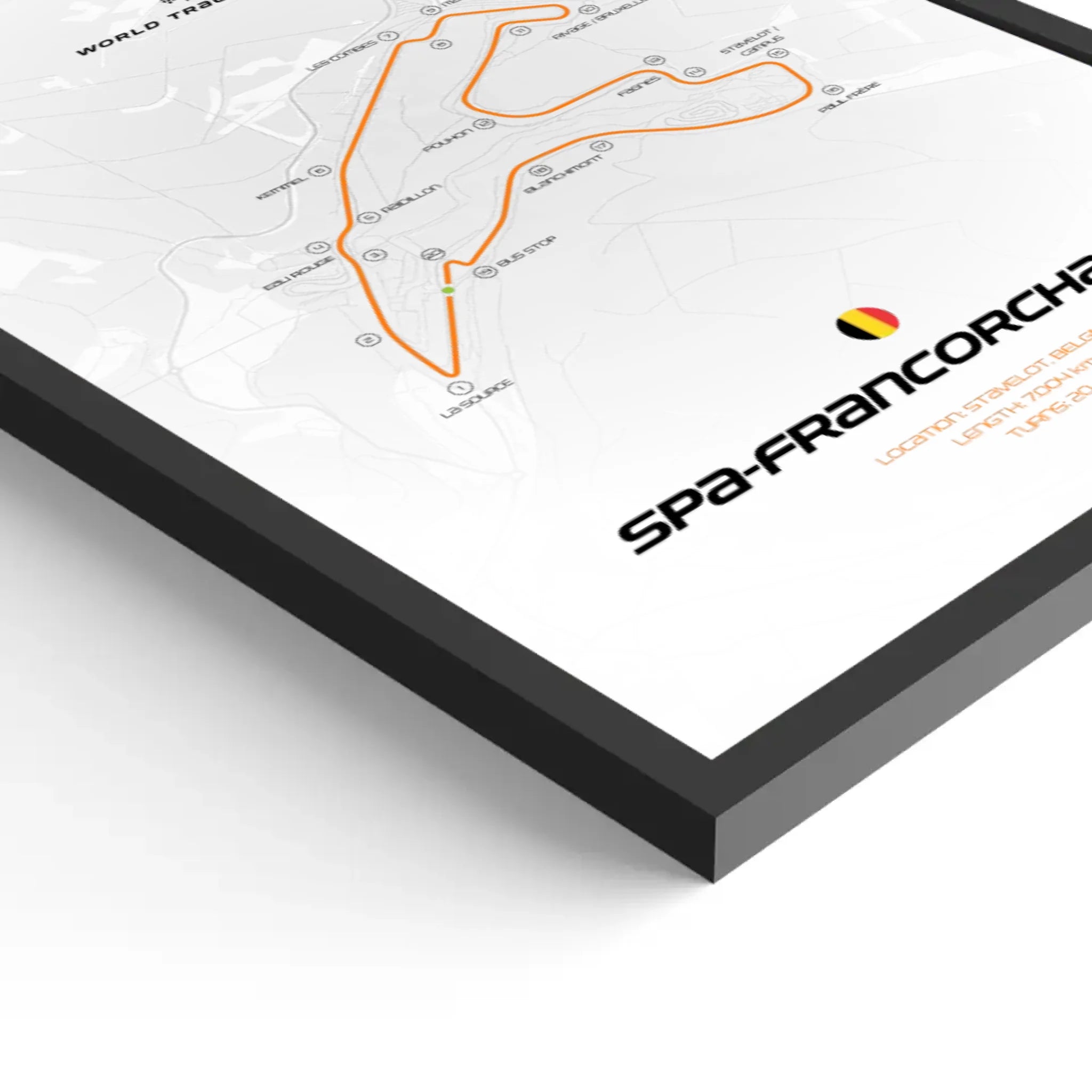 Spa-Francorchamps - Individuelles Wandbild