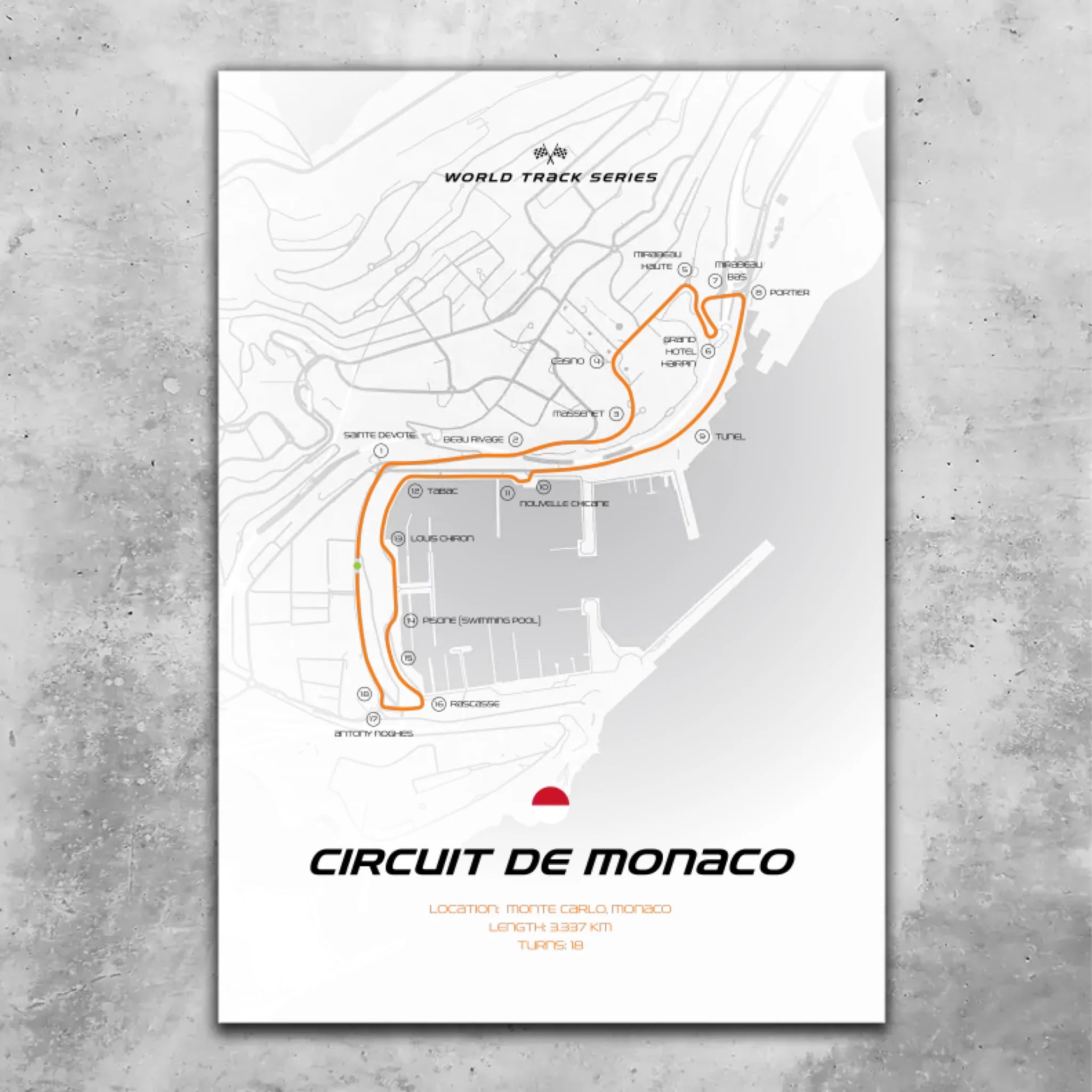 Monte Carlo - Custom wall art