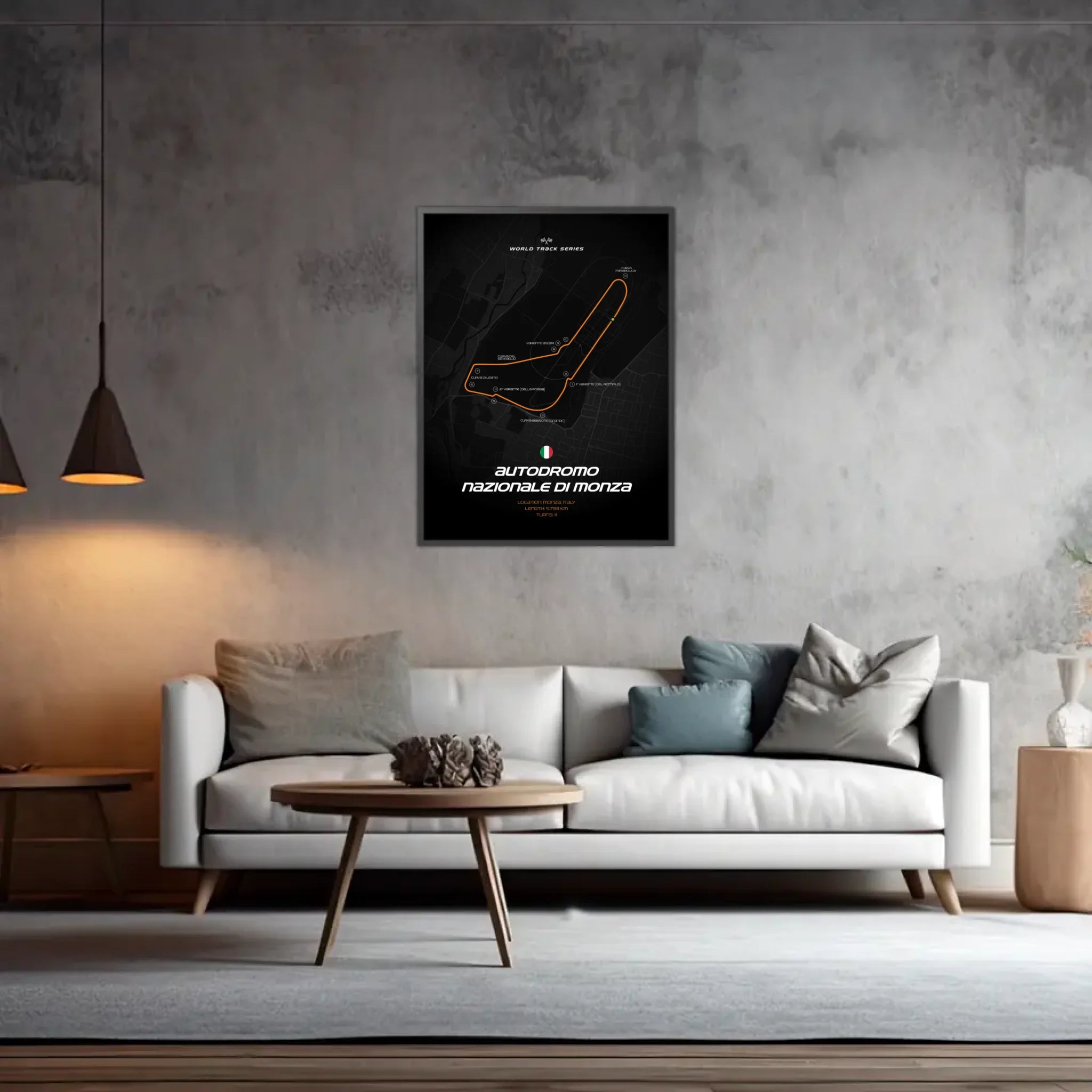 Monza - Individuelles Wandbild