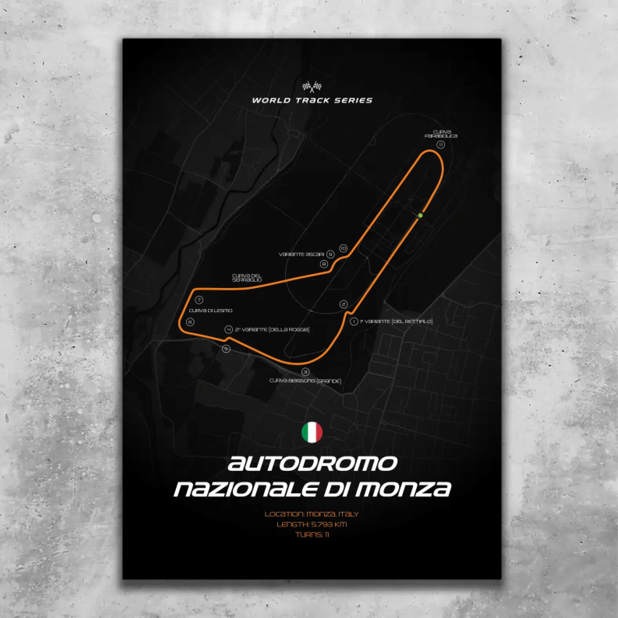 Monza - Custom wall art