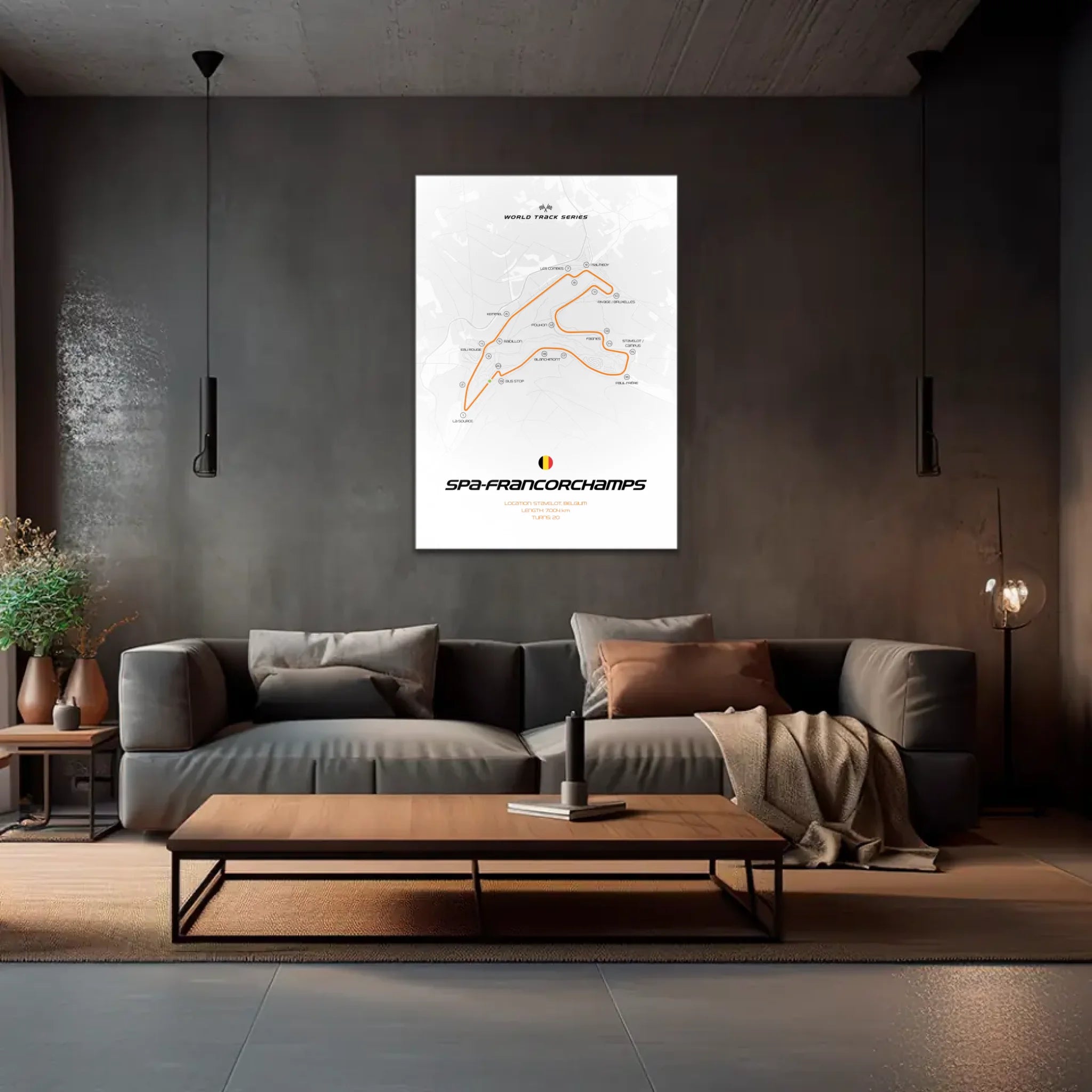 Spa-Francorchamps - Custom wall art