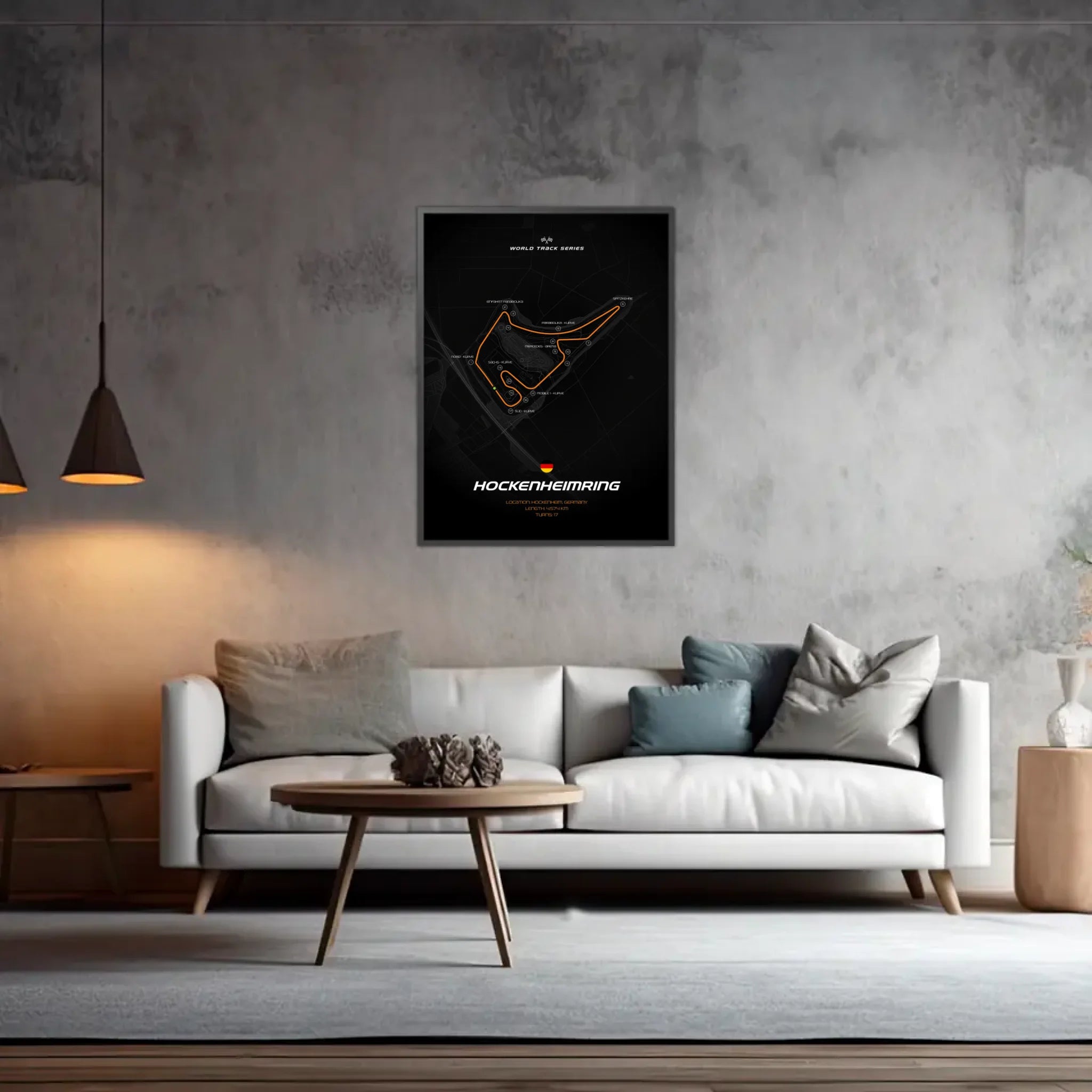 Hockenheimring - Personnalisé affiche murale