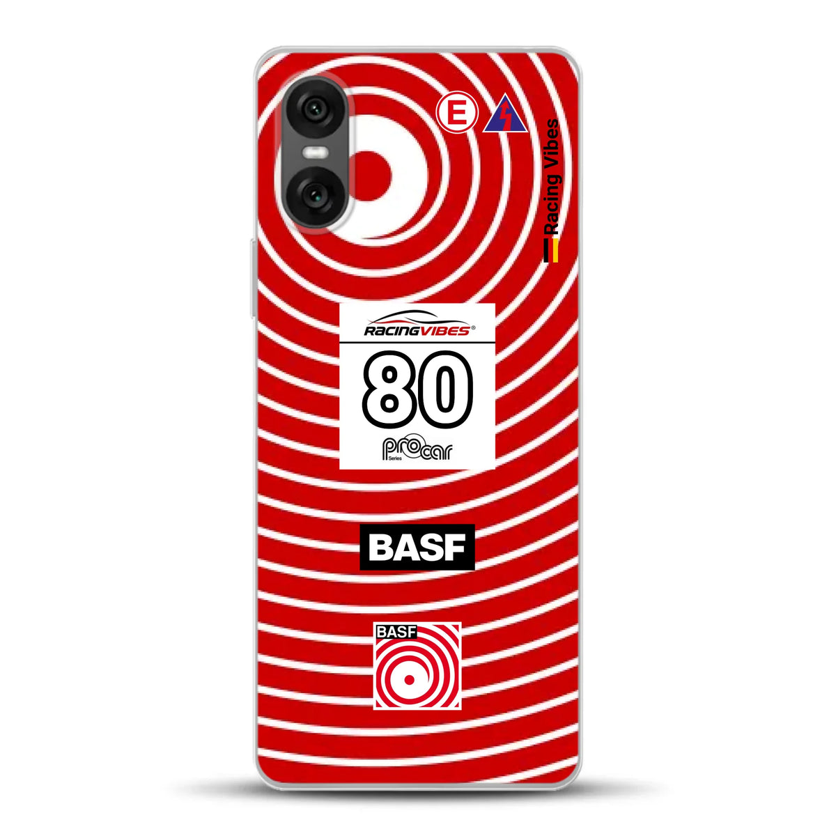 BMW M1 Procar BASF 1980 Livery - Custodia per cellulare personalizzata