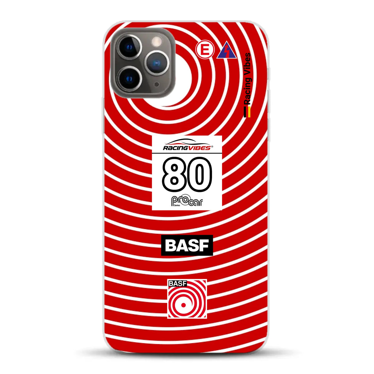 BMW M1 Procar BASF 1980 Livery - Custodia per cellulare personalizzata per iPhone