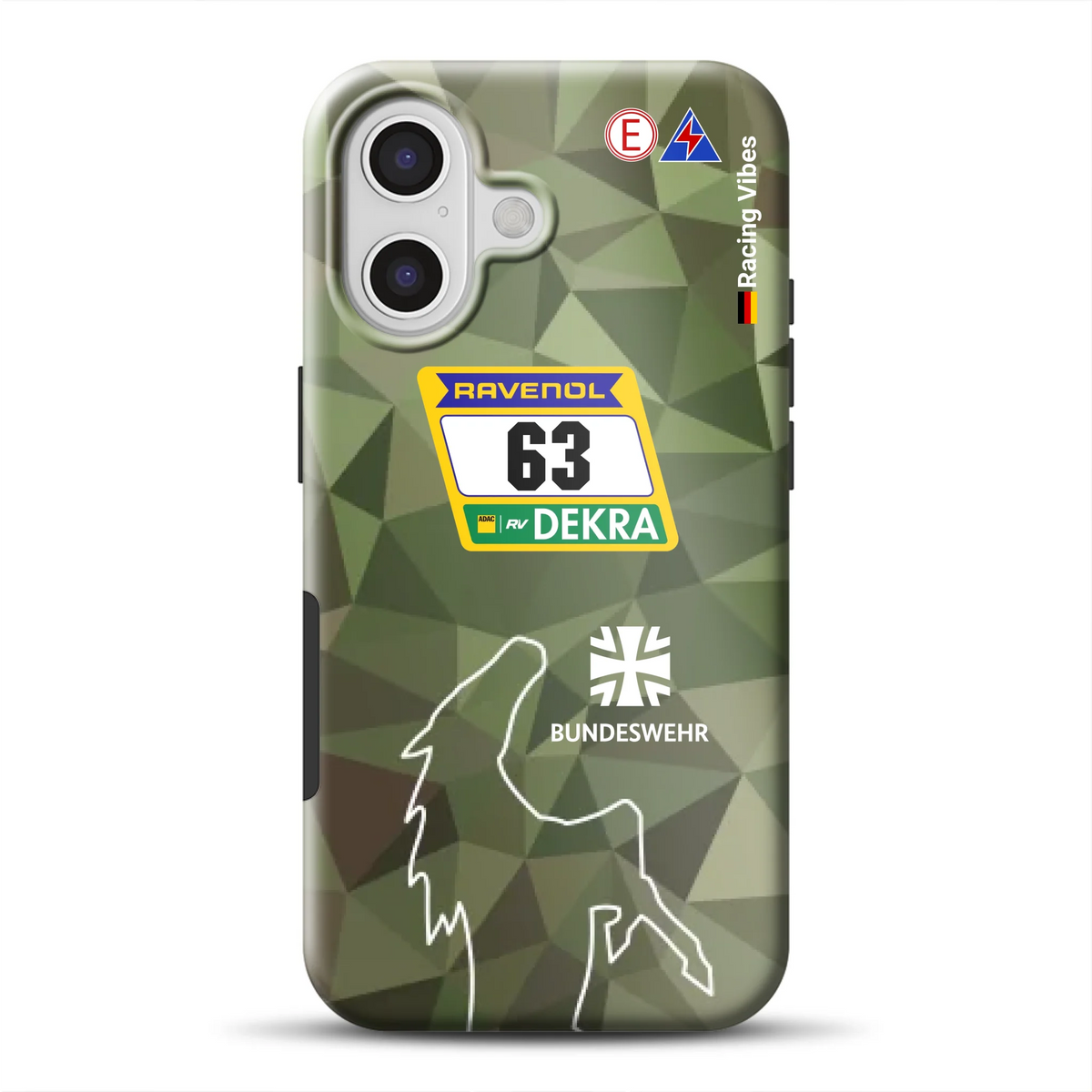 HRT Mustang GT3 24h Nürburgring 2026 Livery - Custom Premium Case for iPhone
