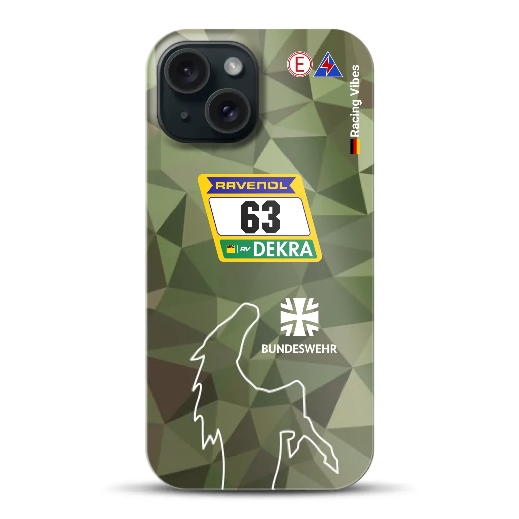 HRT Mustang GT3 24h Nürburgring 2026 Livery - Individuelle Hardcase Hülle für iPhone