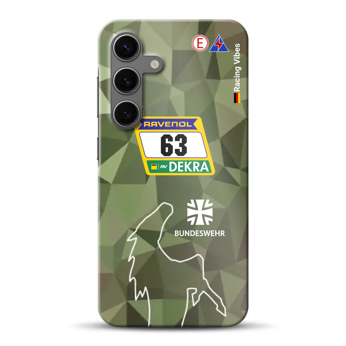 HRT Mustang GT3 24h Nürburgring 2026 Livery - Individuelle Hardcase Hülle für Samsung
