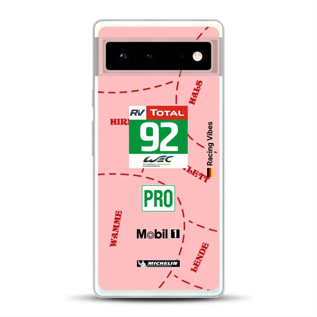 Pink Pig Porsche RSR Livery - Individuelle Handyhülle für Google