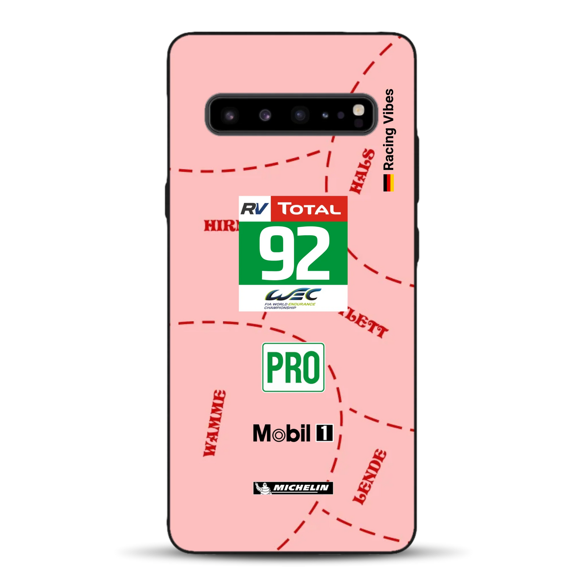 Pink Pig Porsche RSR Livery - Individuelle Handyhülle für Samsung