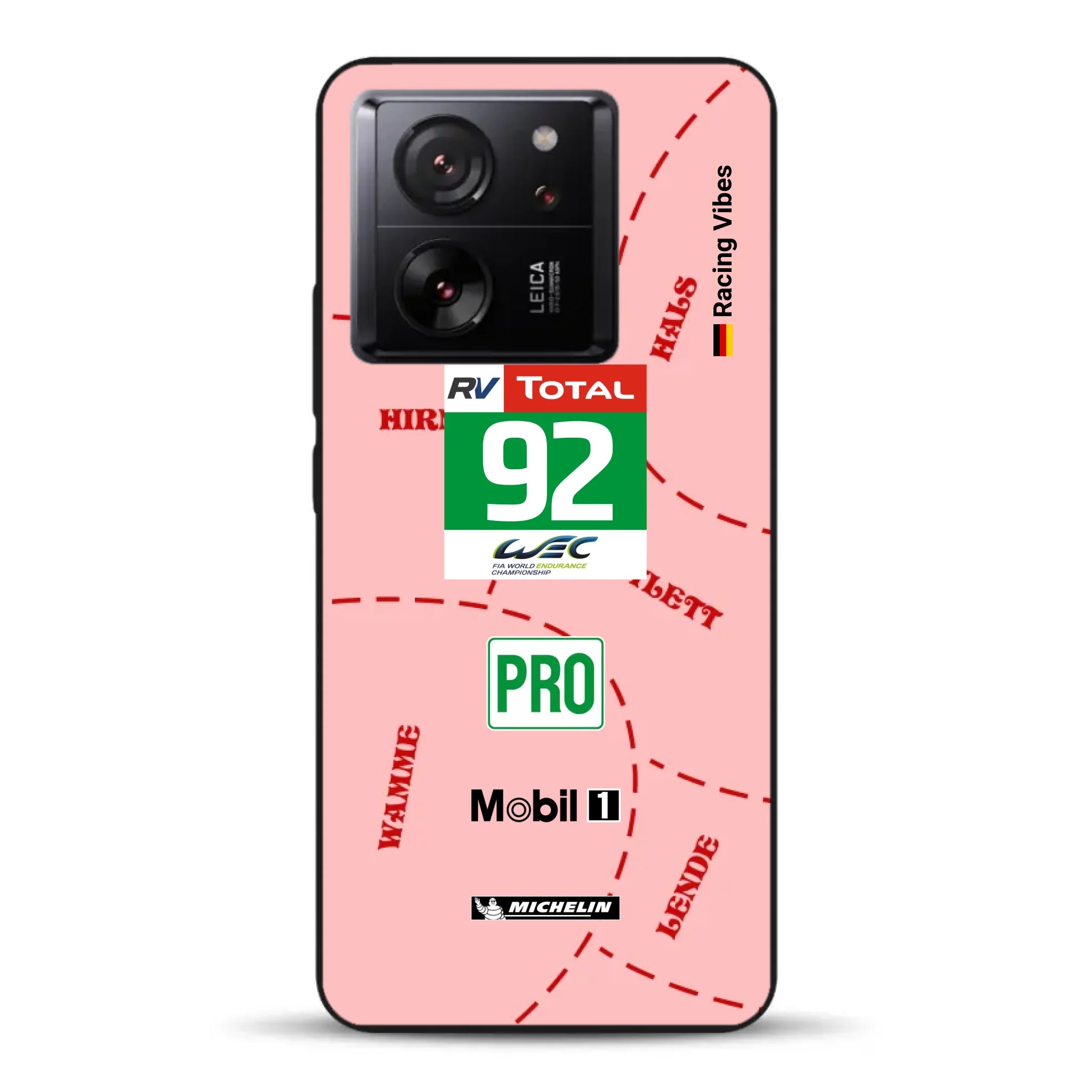 Pink Pig Porsche RSR Livery - Individuelle Handyhülle für Xiaomi