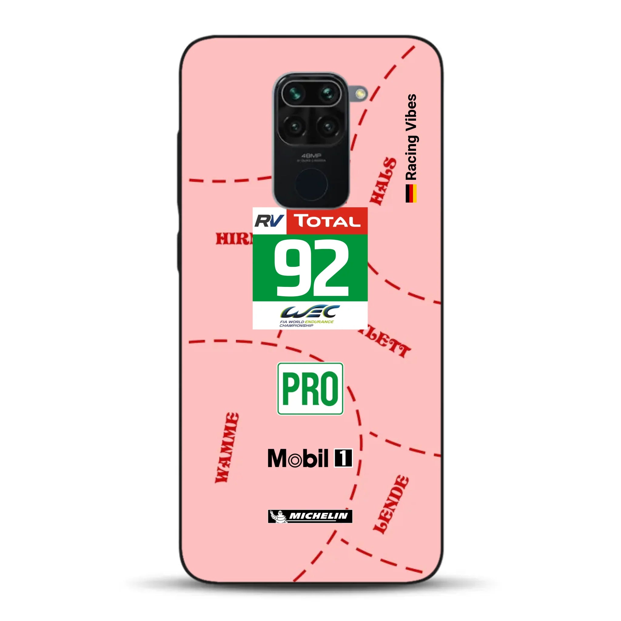 Pink Pig Porsche RSR Livery - Individuelle Handyhülle für Xiaomi