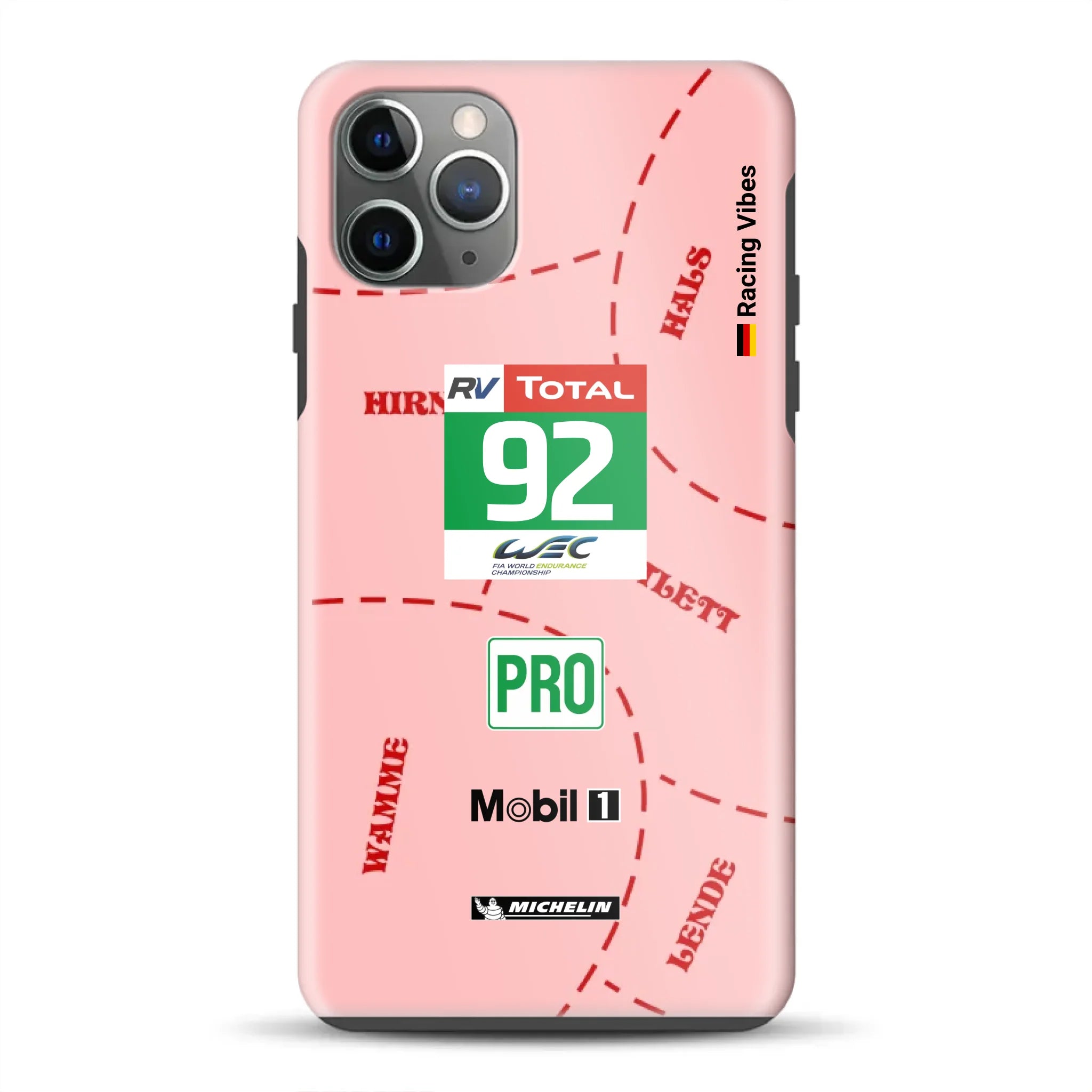 Pink Pig Porsche RSR Livery - Individuelle Premium Hülle für iPhone