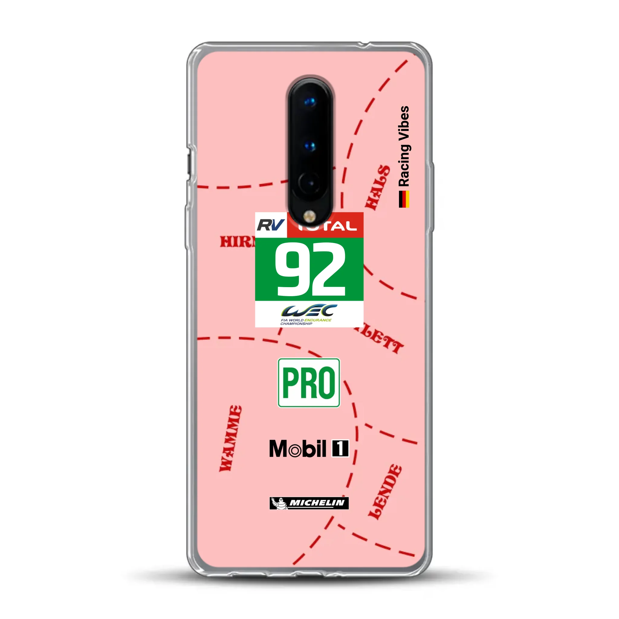 Pink Pig Porsche RSR Livery - Custom phone case