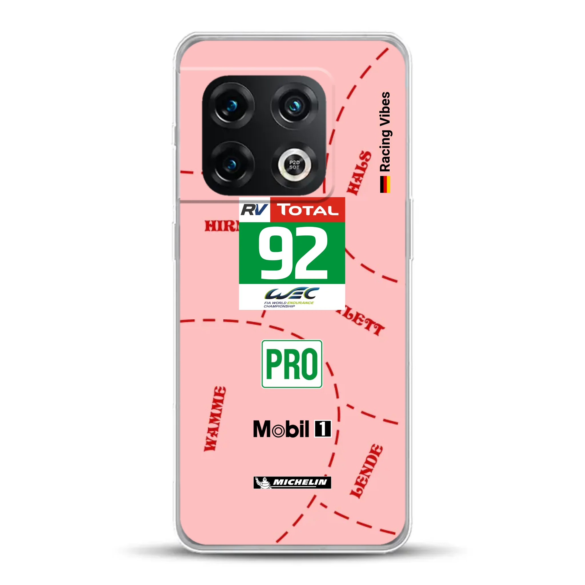 Pink Pig Porsche RSR Livery - Custom phone case