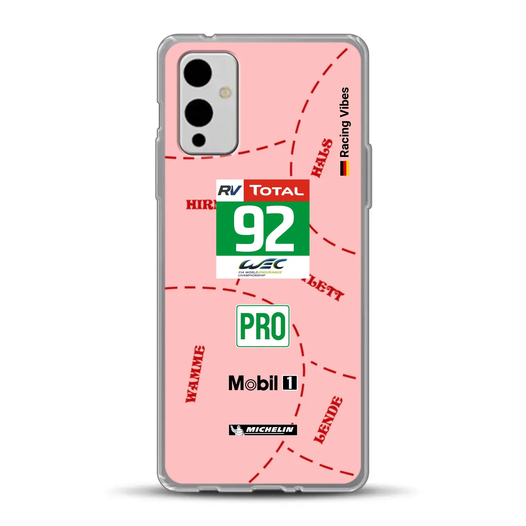 Pink Pig Porsche RSR Livery - Custom phone case