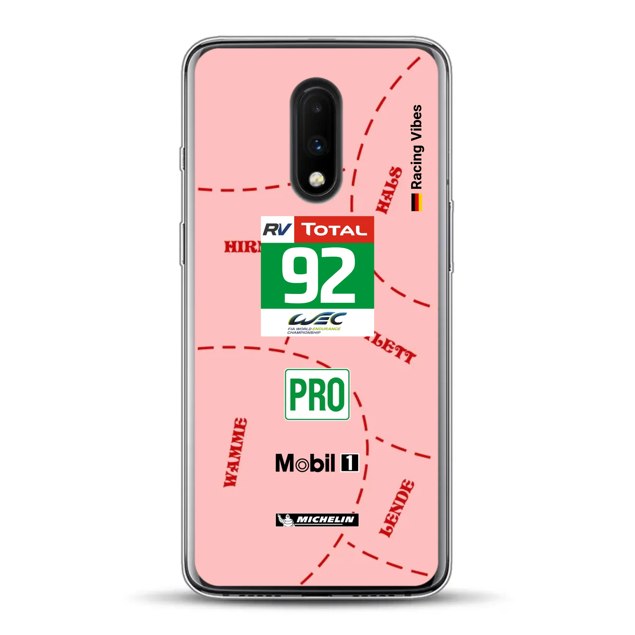 Pink Pig Porsche RSR Livery - Custom phone case