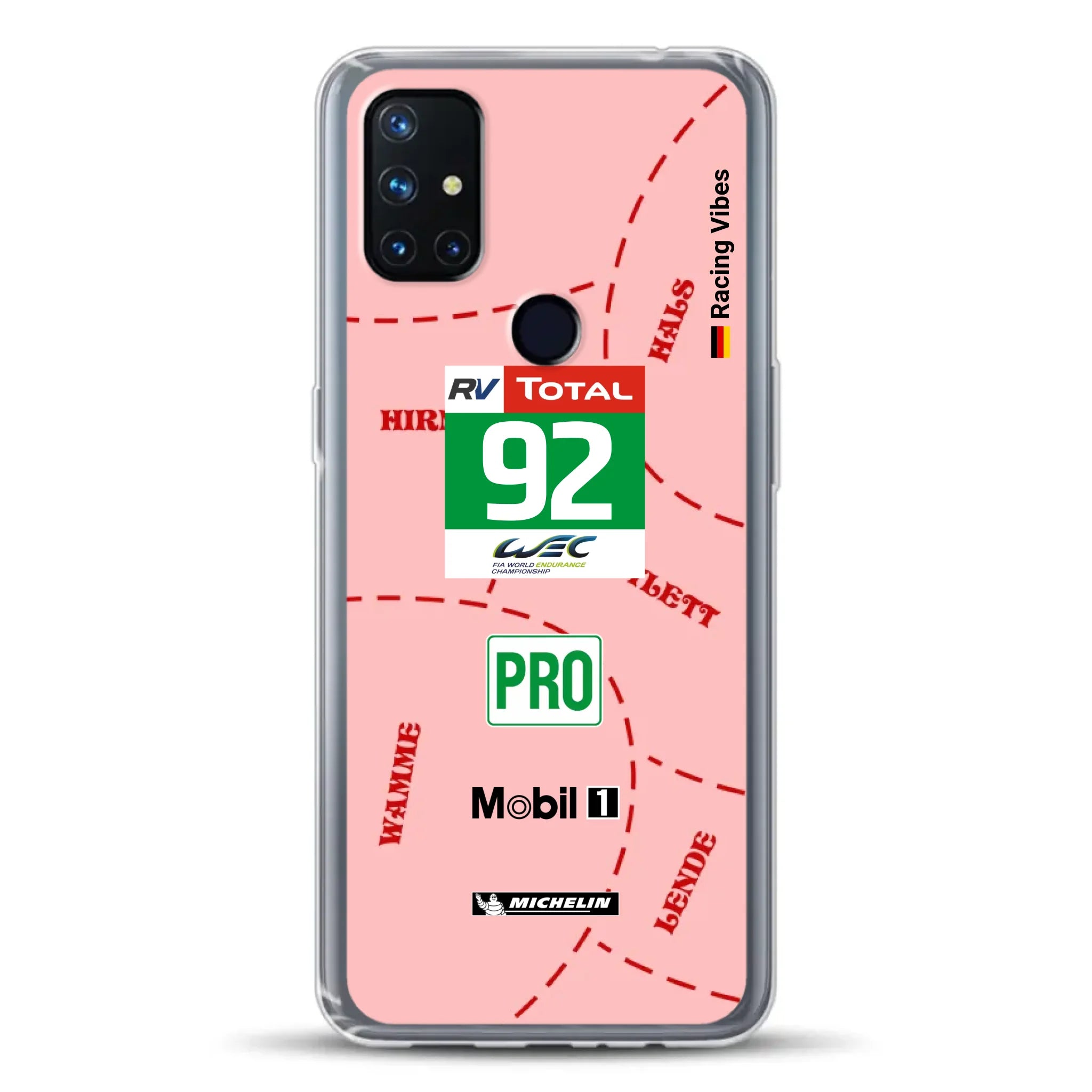 Pink Pig Porsche RSR Livery - Custom phone case