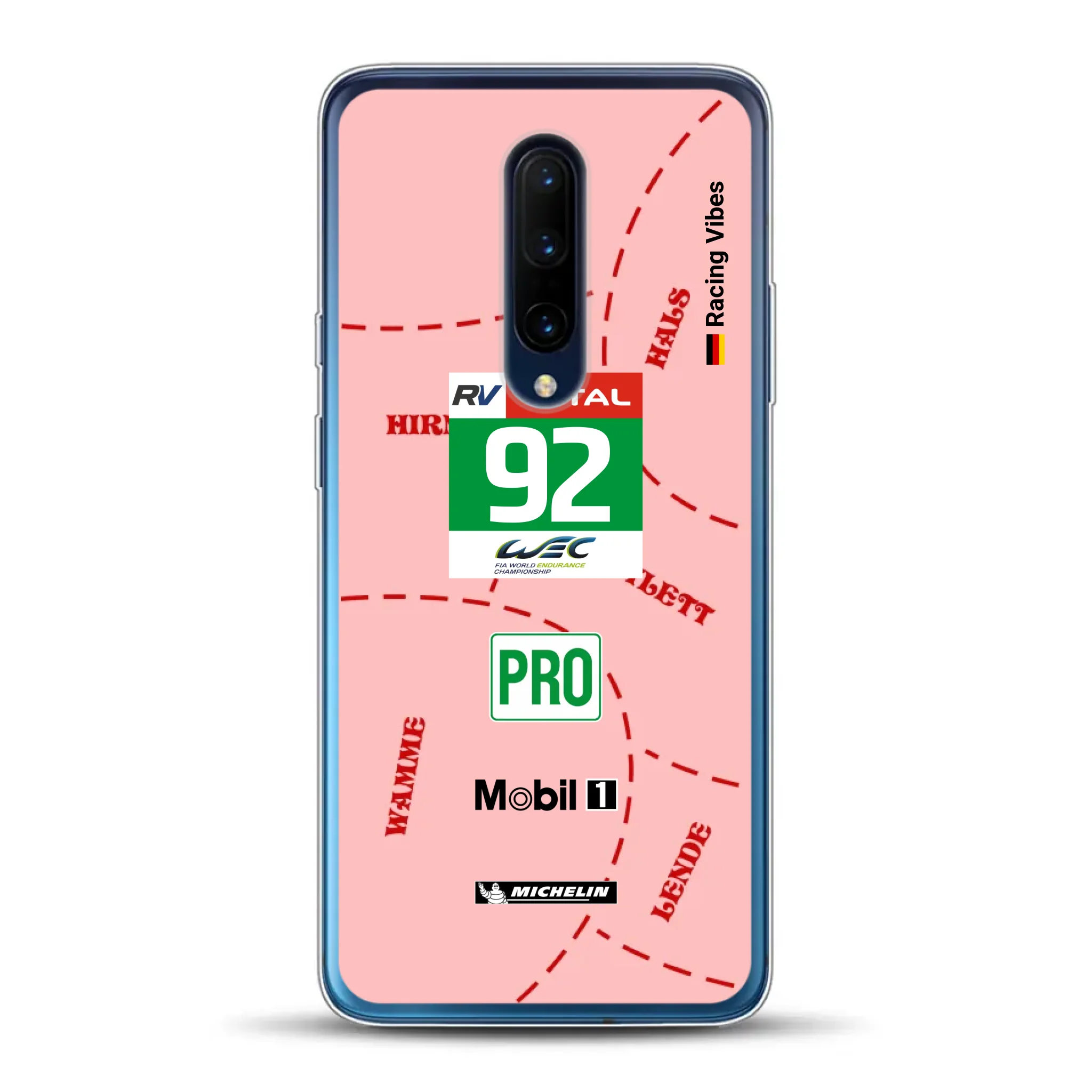 Pink Pig Porsche RSR Livery - Custom phone case