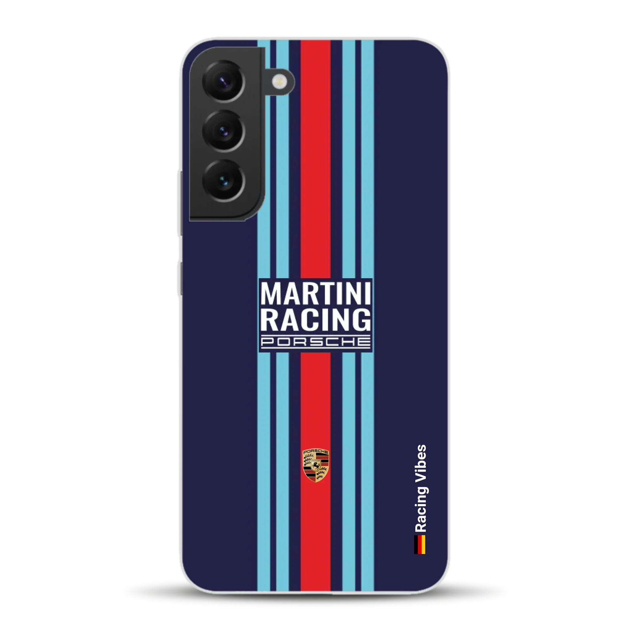 Martini Porsche Livery #2 - Custodia per cellulare personalizzata per Samsung