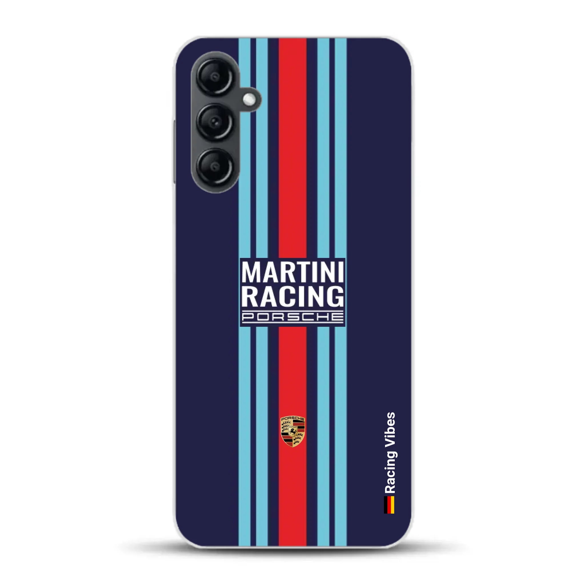 Martini Porsche Livery #2 - Custodia per cellulare personalizzata per Samsung