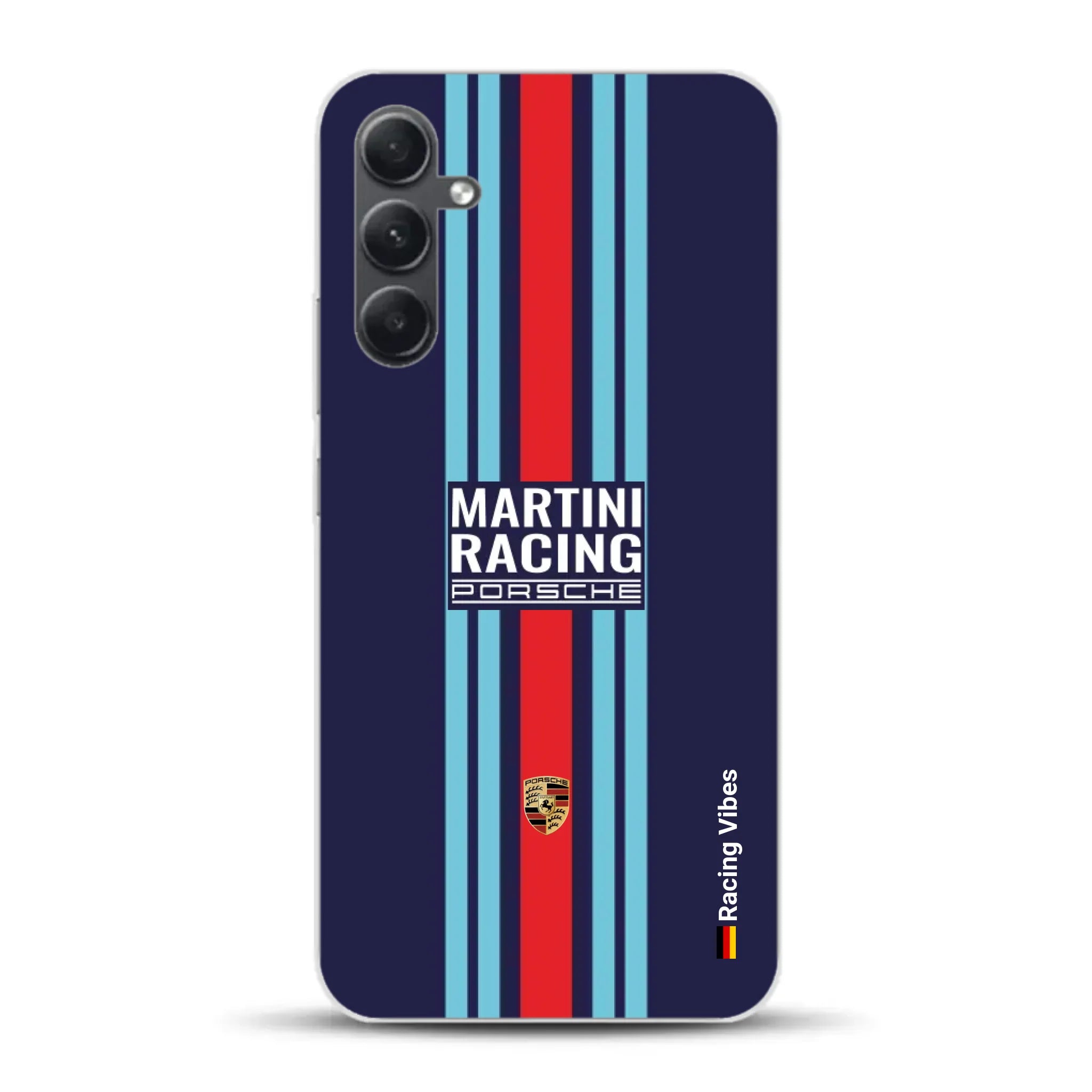 Martini Porsche Livery #2 - Custodia per cellulare personalizzata per Samsung