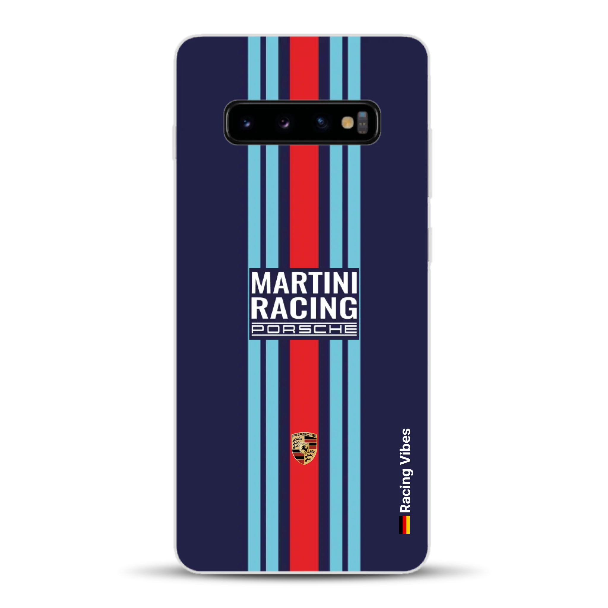Martini Porsche Livery #2 - Custodia per cellulare personalizzata per Samsung