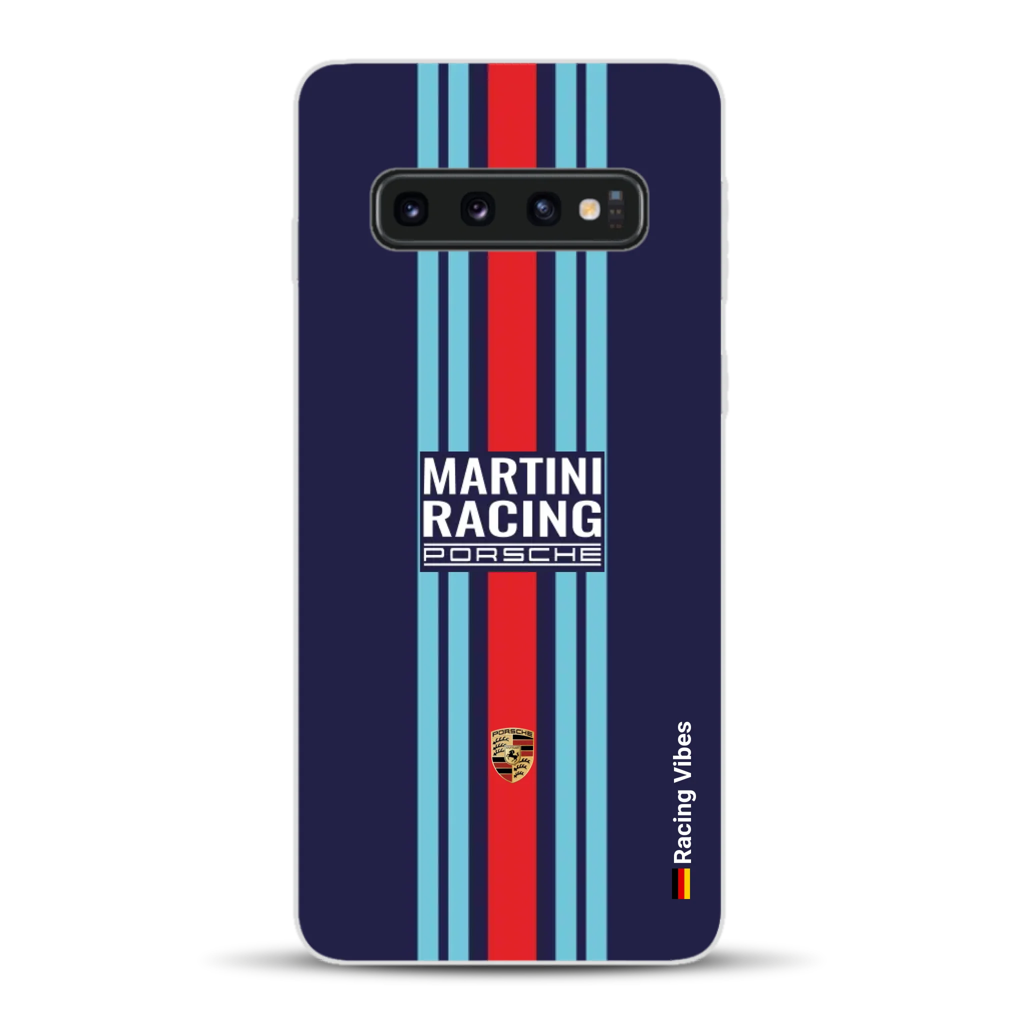 Martini Porsche Livery #2 - Custodia per cellulare personalizzata per Samsung