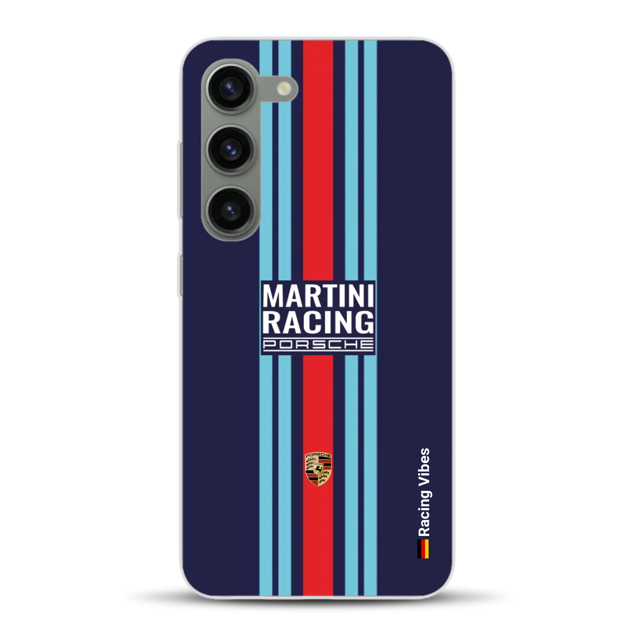 Martini Porsche Livery #2 - Custodia per cellulare personalizzata per Samsung