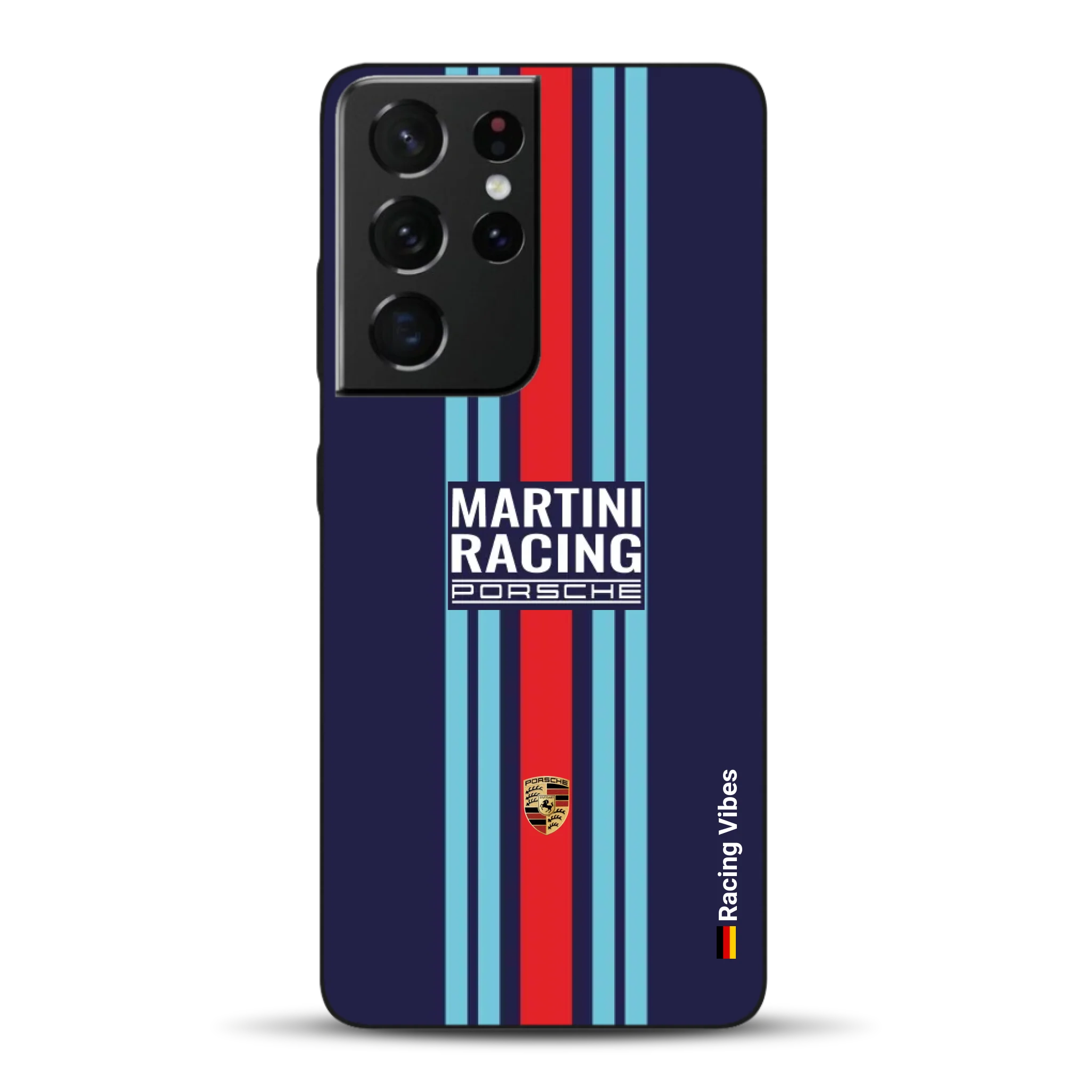 Martini Porsche Livery #2 - Custodia per cellulare personalizzata per Samsung