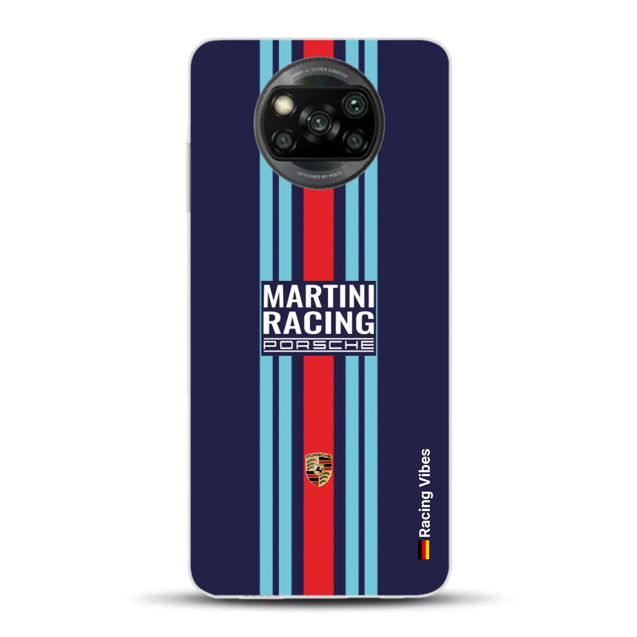 Martini Porsche Livery #2 - Individuelle Handyhülle für Xiaomi