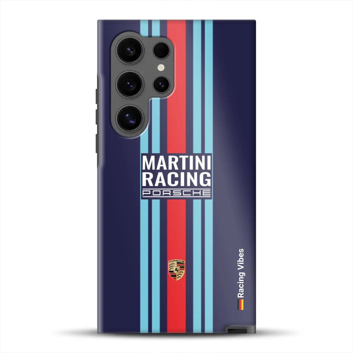 Martini Porsche Livery #2 - Individuelle Premium Hülle für Samsung