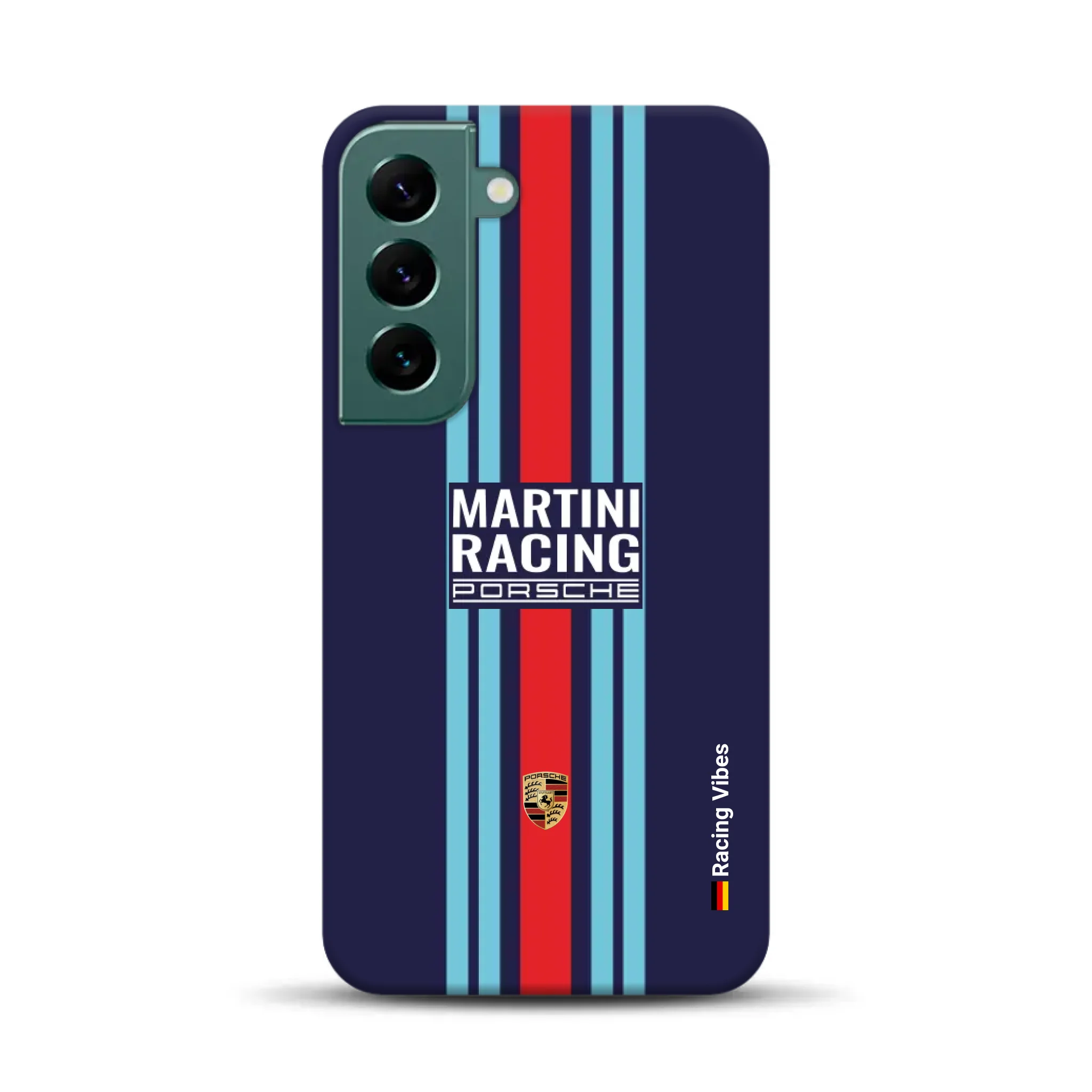 Martini Porsche Livery #2 - Individuelle Premium Hülle für Samsung