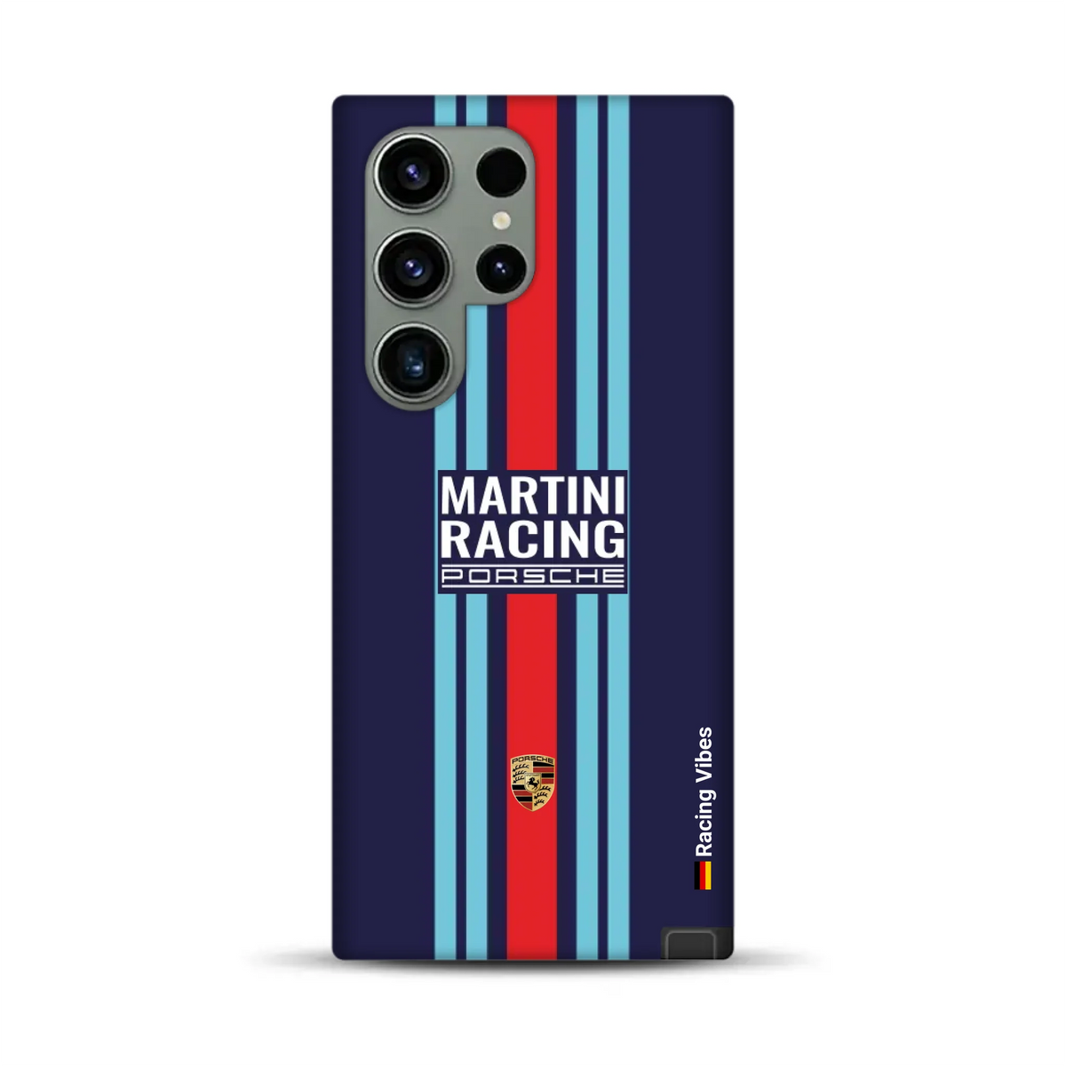 Martini Porsche Livery #2 - Individuelle Premium Hülle für Samsung