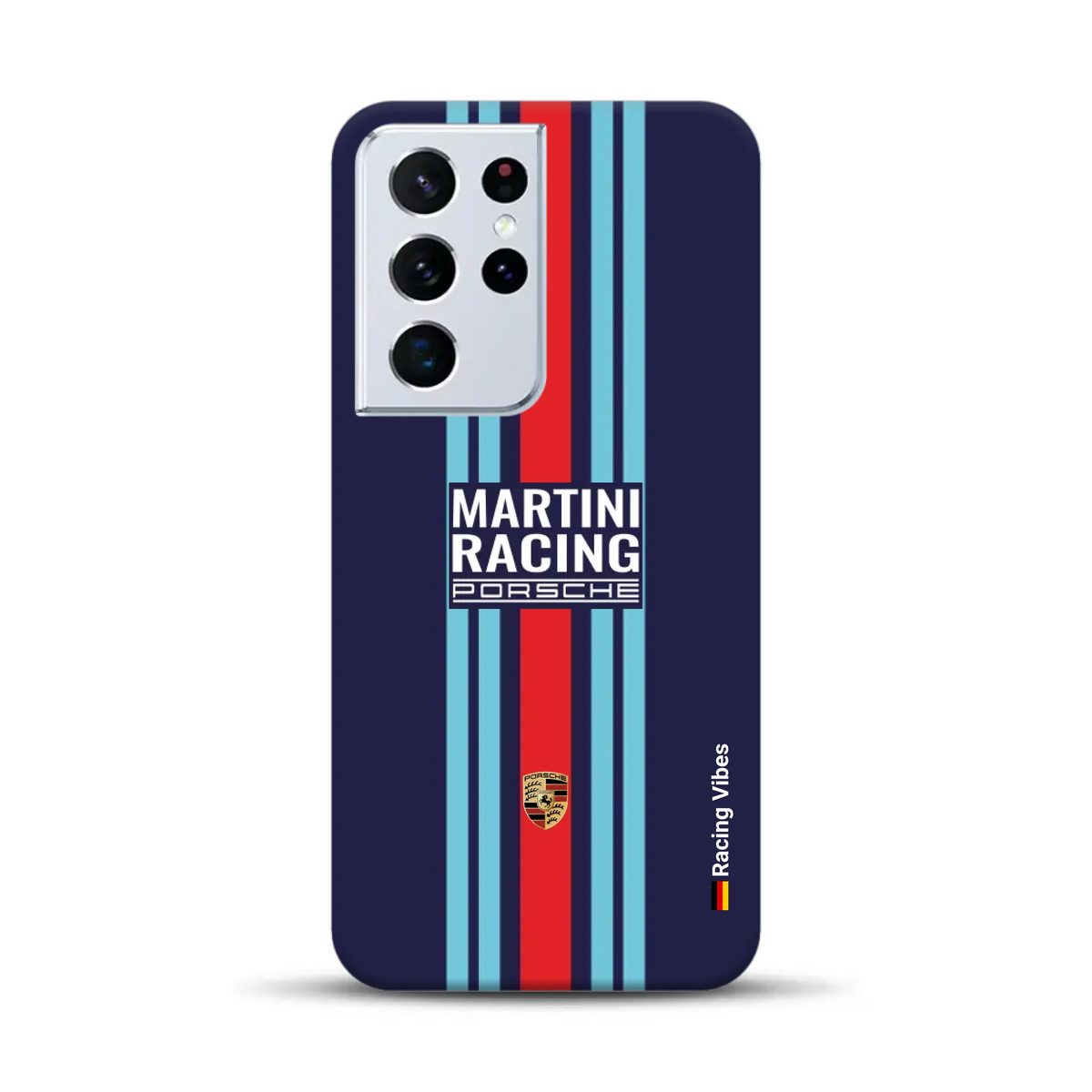 Martini Porsche Livery #2 - Individuelle Premium Hülle für Samsung