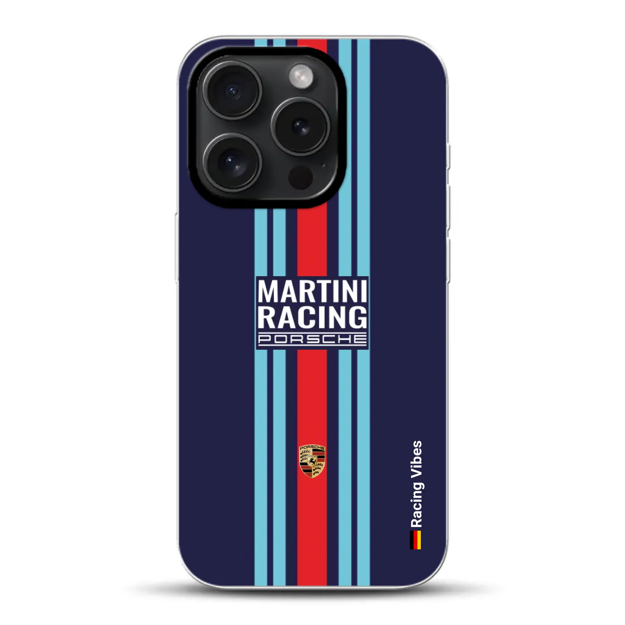 Martini Porsche Livery #2 - Custom Hybrid Case with MagSafe