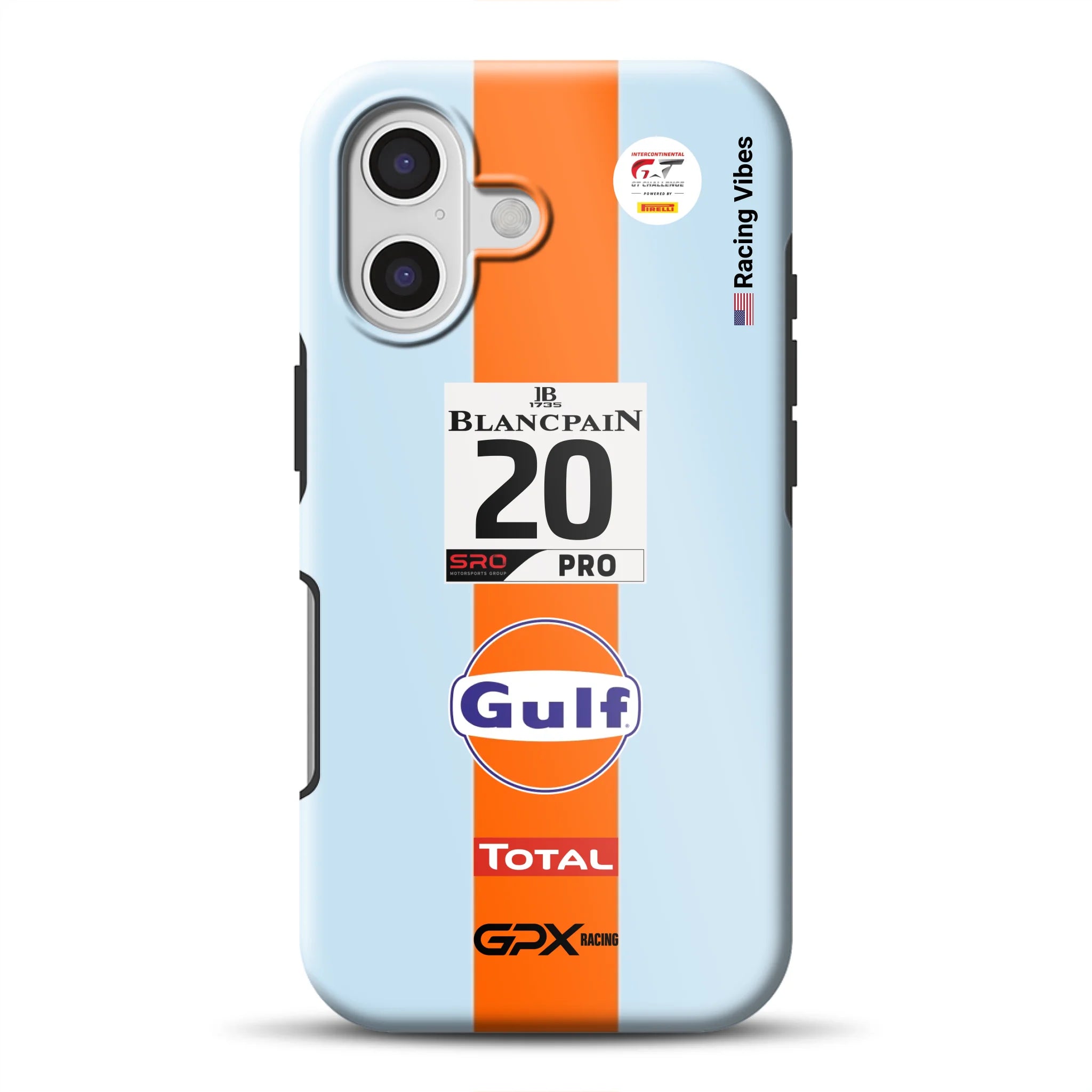 Modern Gulf Racing Phone Case – Custom GT3 Edition