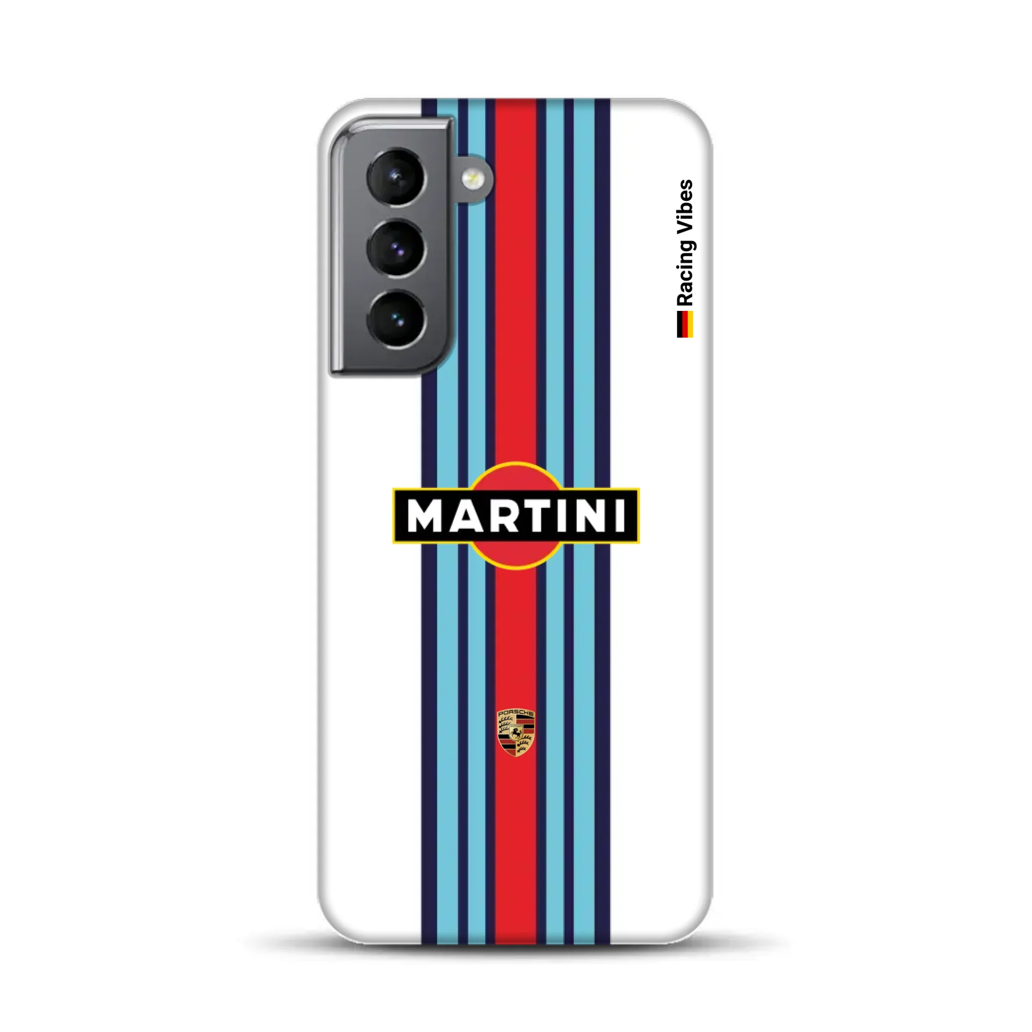 Martini Porsche Livery #1 - Individuelle Premium Hülle für Samsung