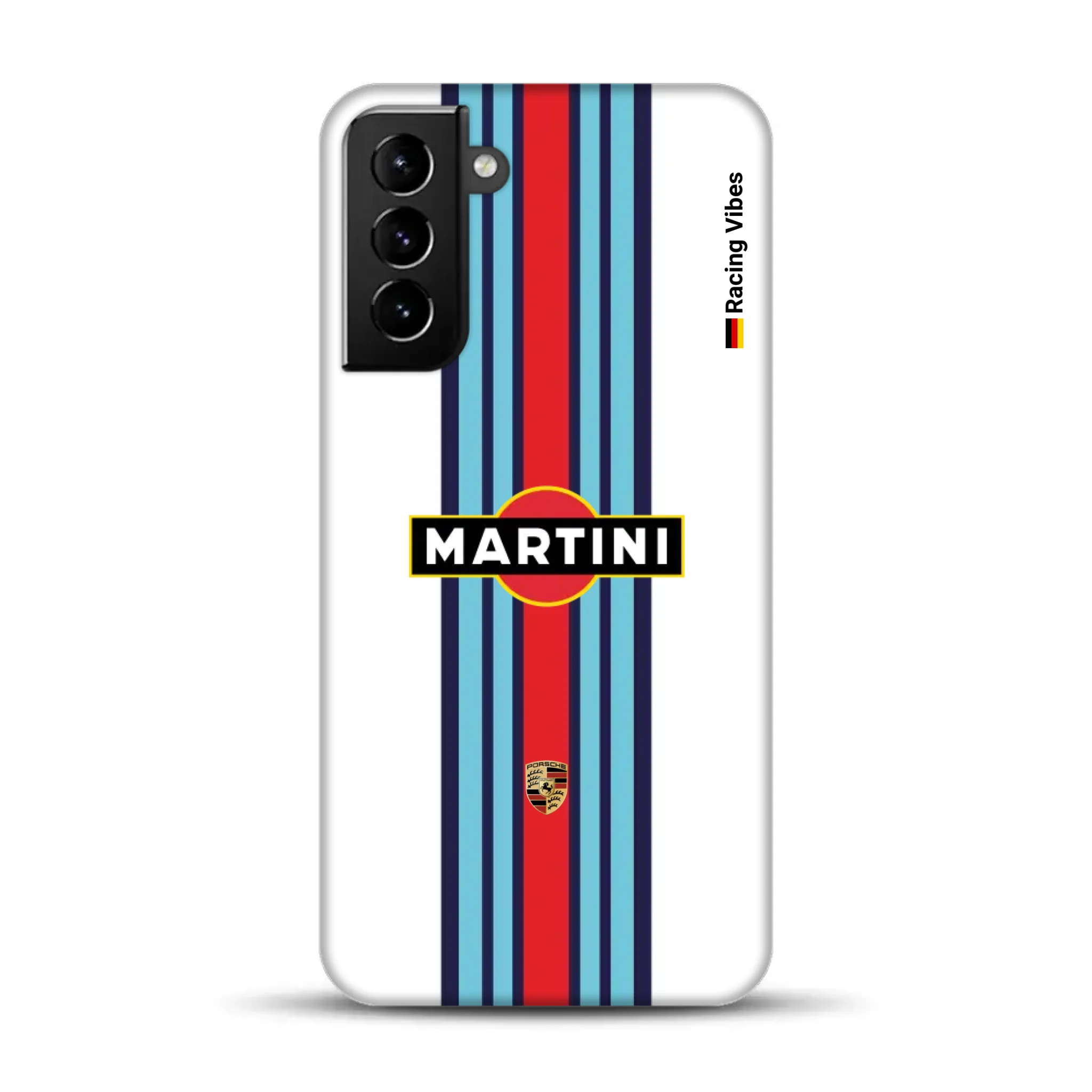 Martini Porsche Livery #1 - Individuelle Premium Hülle für Samsung