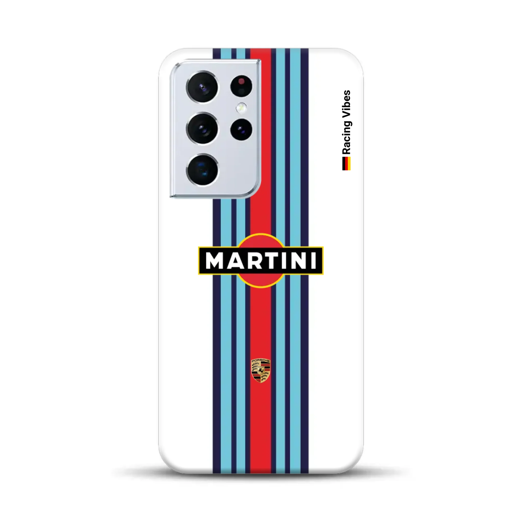 Martini Porsche Livery #1 - Individuelle Premium Hülle für Samsung