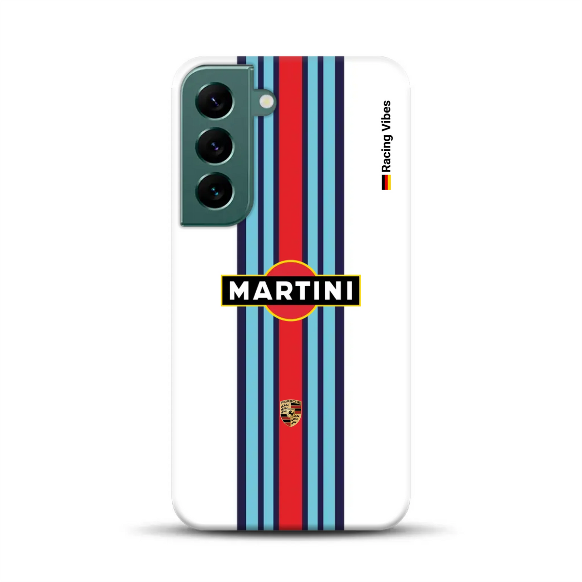 Martini Porsche Livery #1 - Individuelle Premium Hülle für Samsung