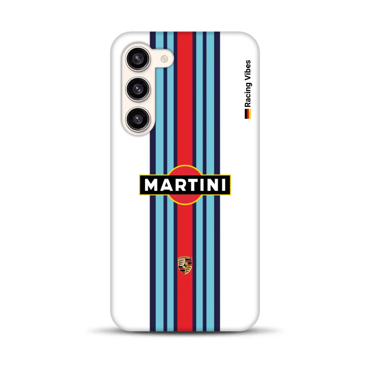 Martini Porsche Livery #1 - Individuelle Premium Hülle für Samsung